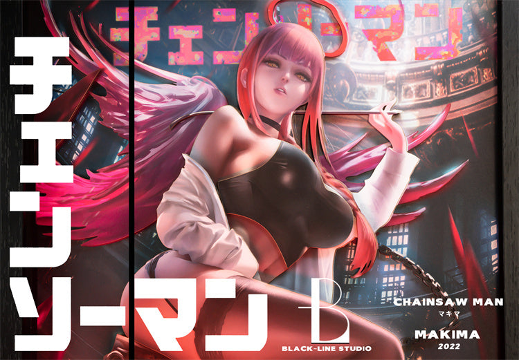 【Pre-sale】3D Decorative Paint of Makima-Black-Line Studio