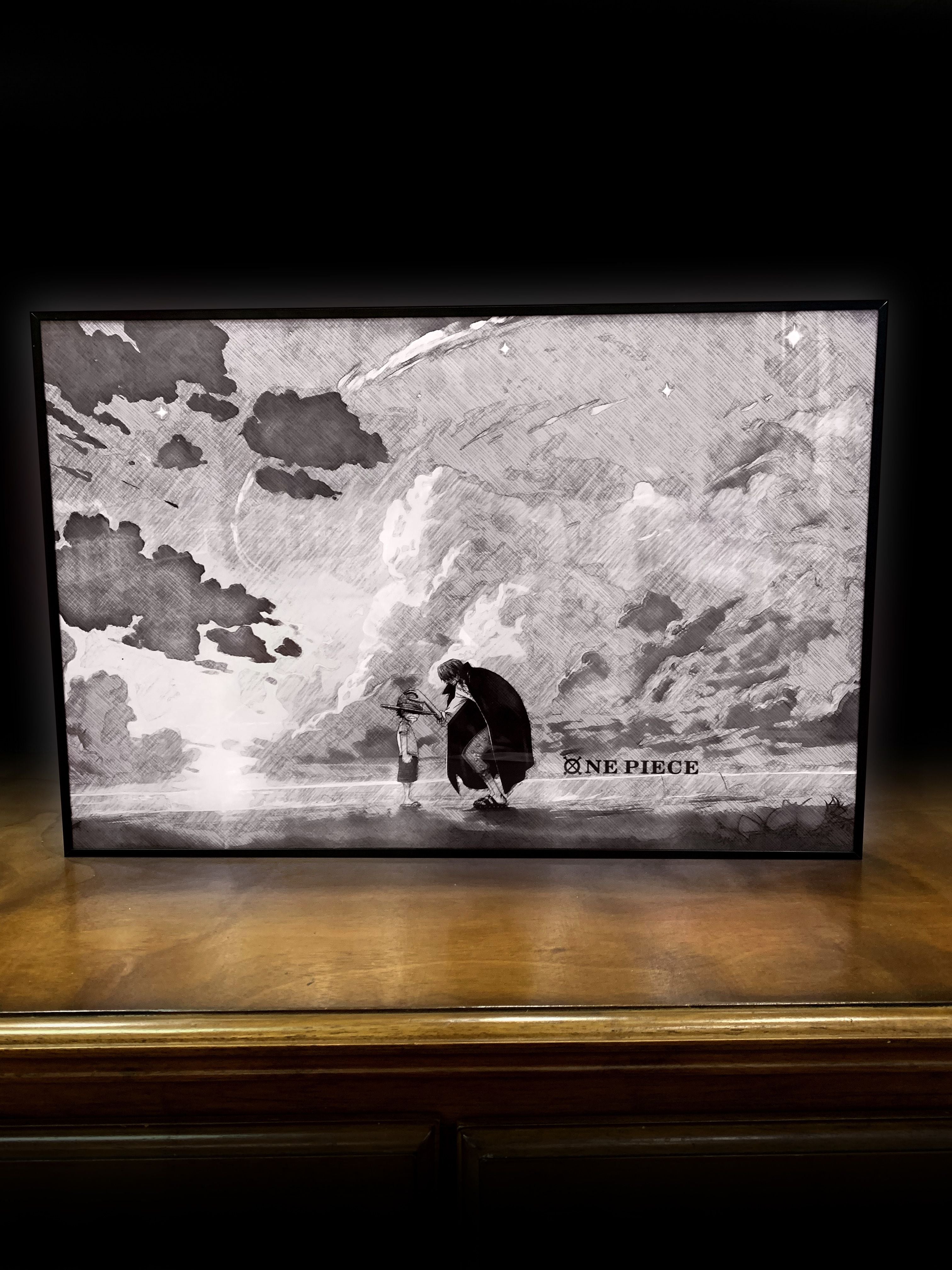 【Pre-sale】Decorative painting of Luffy & Shanks-One piece-Mystical Art Studio