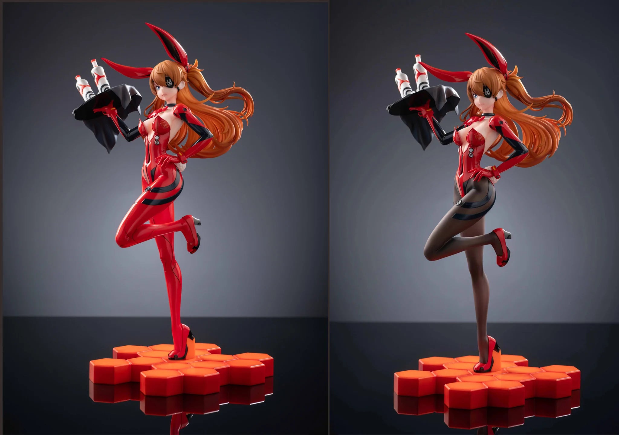 【Sold out】1/7 & 1/4 Scale Bunny Girls Asuka Langley Soryu-Evangelion-SunBird Studio