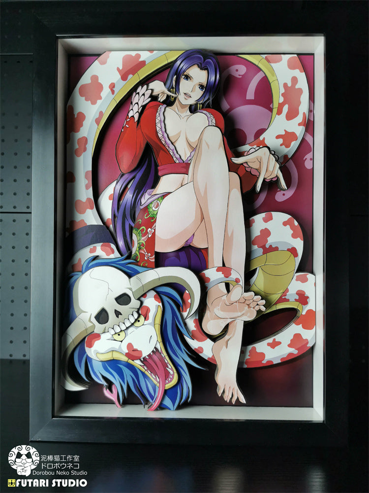 【Pre-sale】Boa Hancock Removable 3D Decorative Painting-ONE PIECE-Dorobou Neko Studio