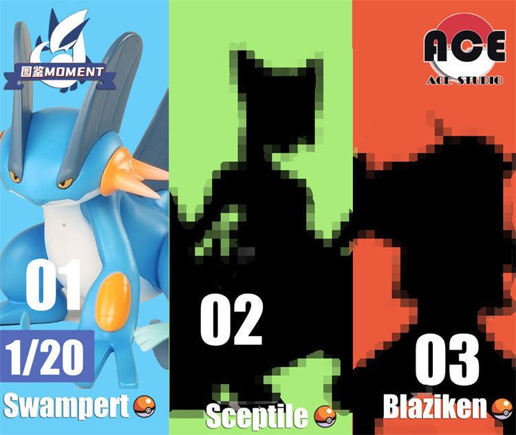 【In stock】1/20 Scale Swampert-Pokemon-MOMENT Studio