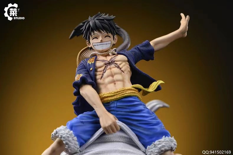 【Pre-sale】POP Scale Bull Riding Luffy-One Piece-Cai Studio