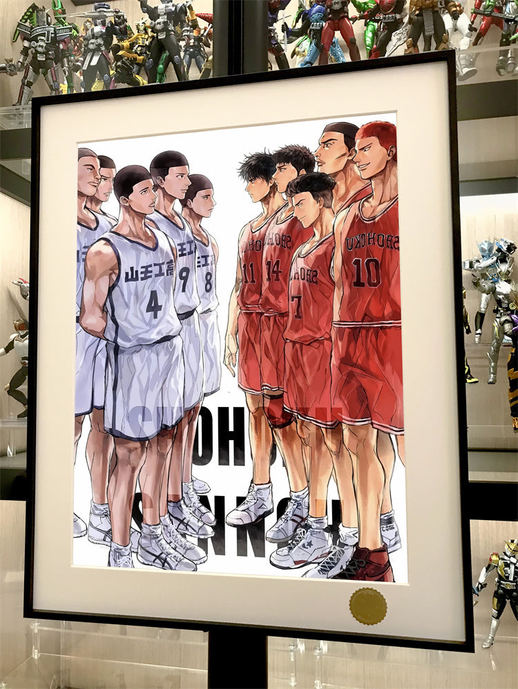 【Pre-sale】Decorative Painting of Shohoku VS Akita SANNOH-Slam Dunk-XingKong Studio