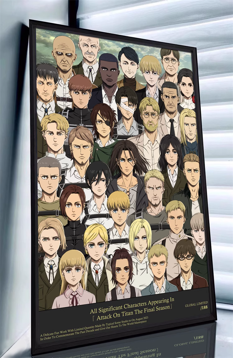 【Pre-sale】Decorative Painting of Characters of Attack on Titan-Typical Scene Studio