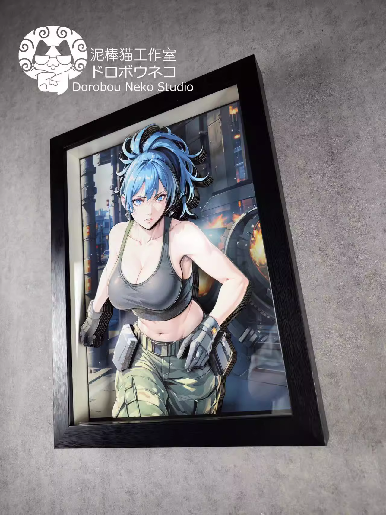 【In stock】DSMG-033 Decorative Painting of Leona Heidern-THEKINGOFFIGHTERS-Dorobou Neko Studio