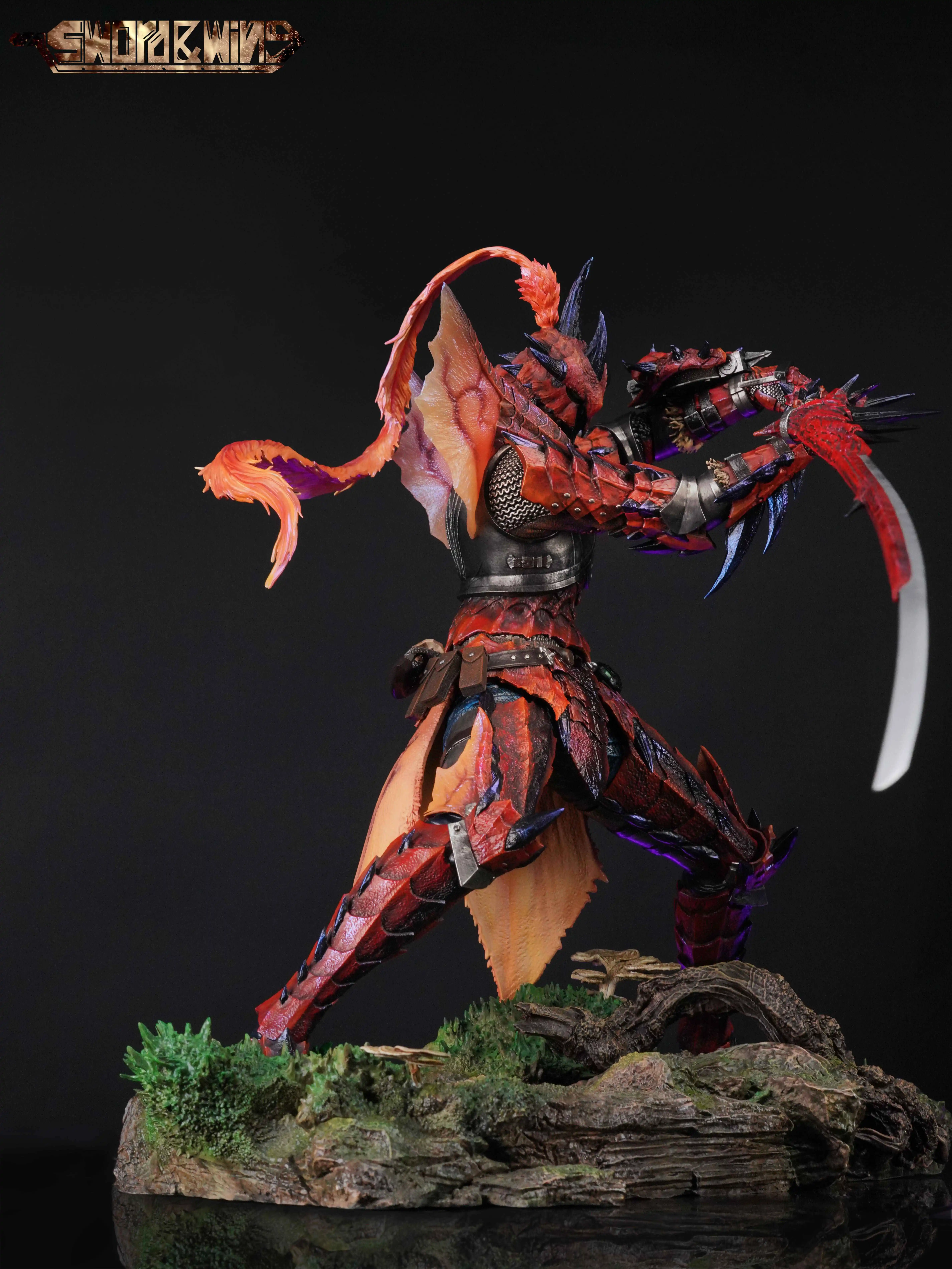 【Pre-sale】Male Fire Dragon & Azure Rathalos-Monster Hunter-Sword & Wing Studios