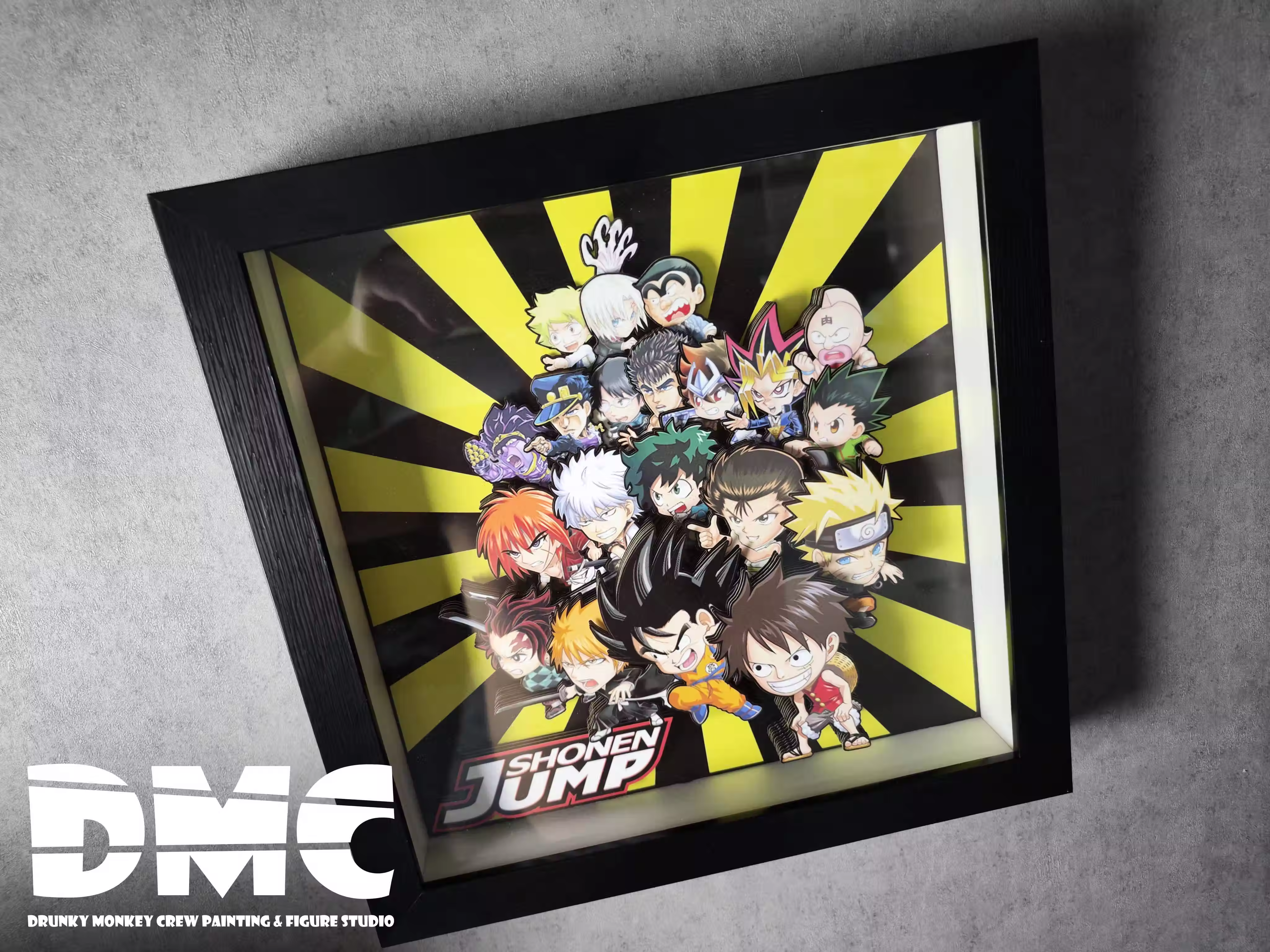 【In stock】DMN-031 3D Decorative Paint of Q Version 週刊少年ジャンプ Jump-Drunky Monkey Crew Studio