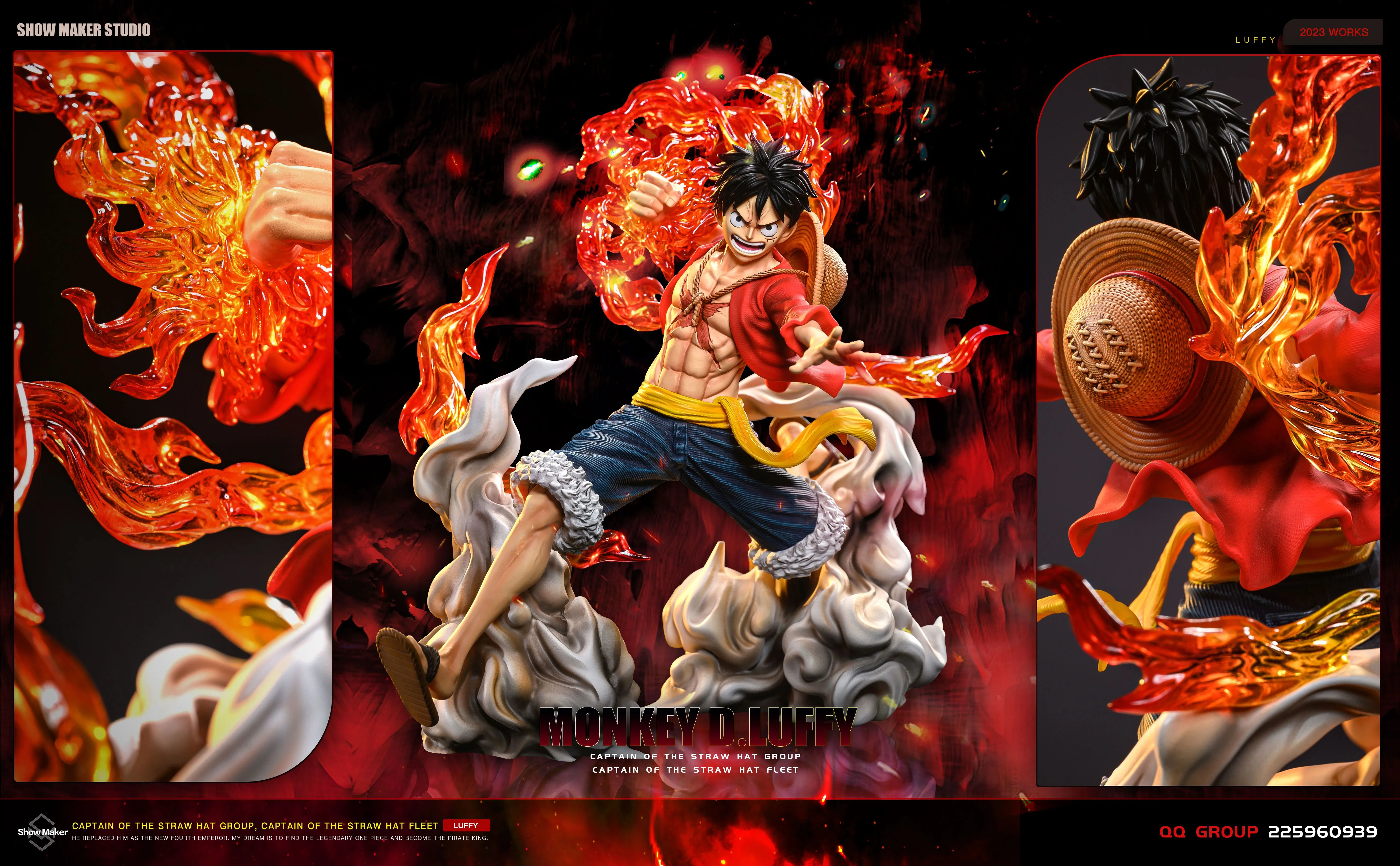 【Sold out】1/6 Scale Fire Fist Luffy-One piece-ShowMaker Studio