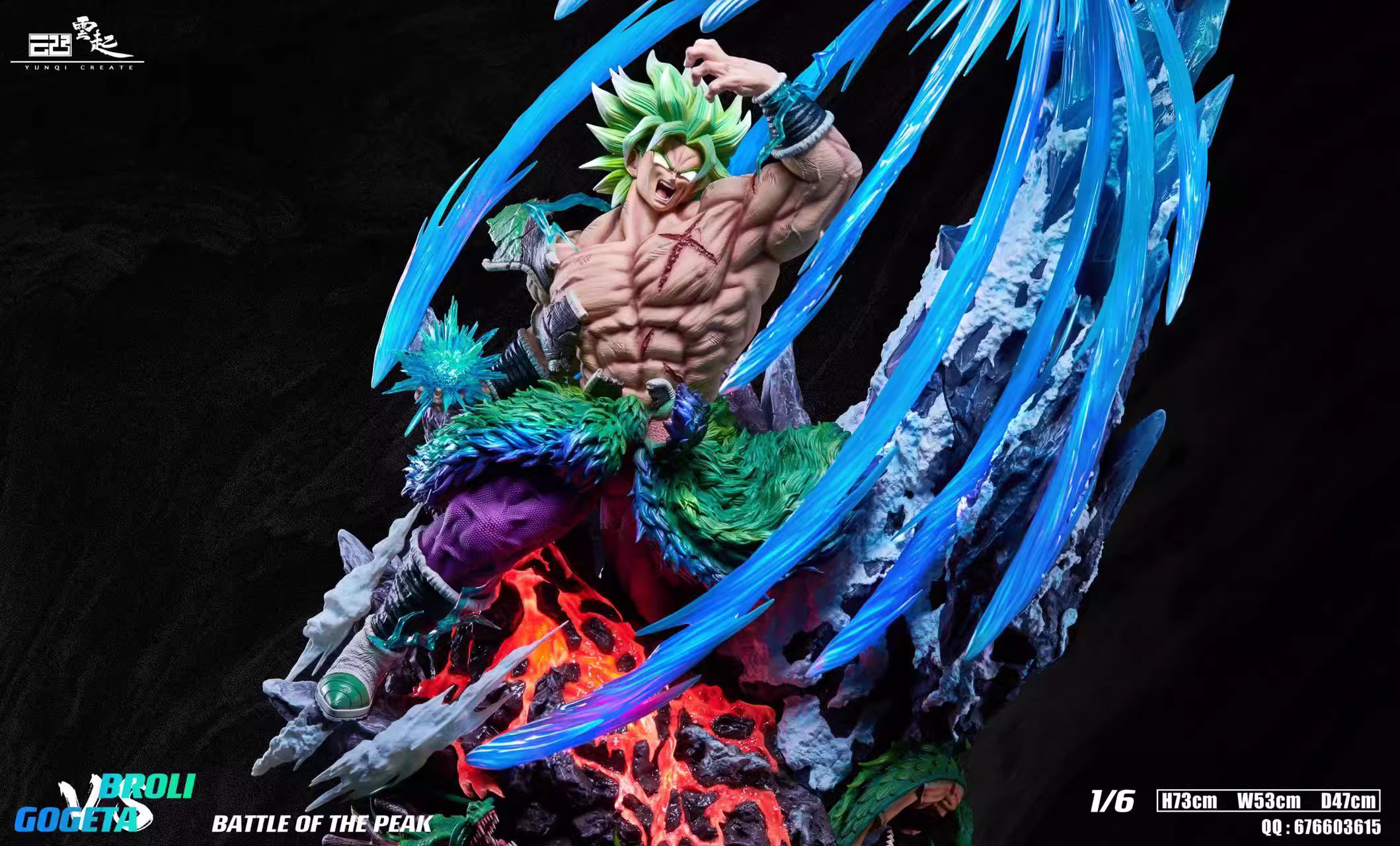 【Sold out no more】1/6 Scale No.9 Gogeta VS Broli-YunQi Studio