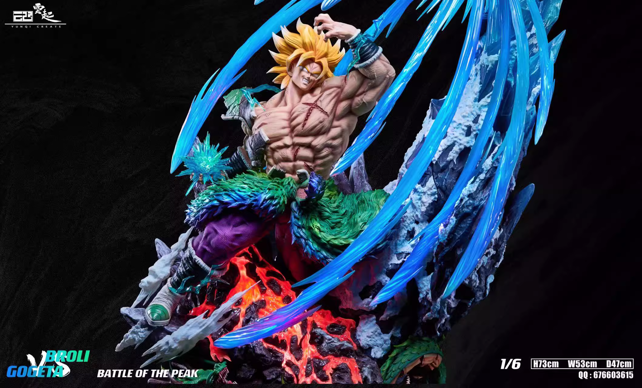 【Sold out no more】1/6 Scale No.9 Gogeta VS Broli-YunQi Studio