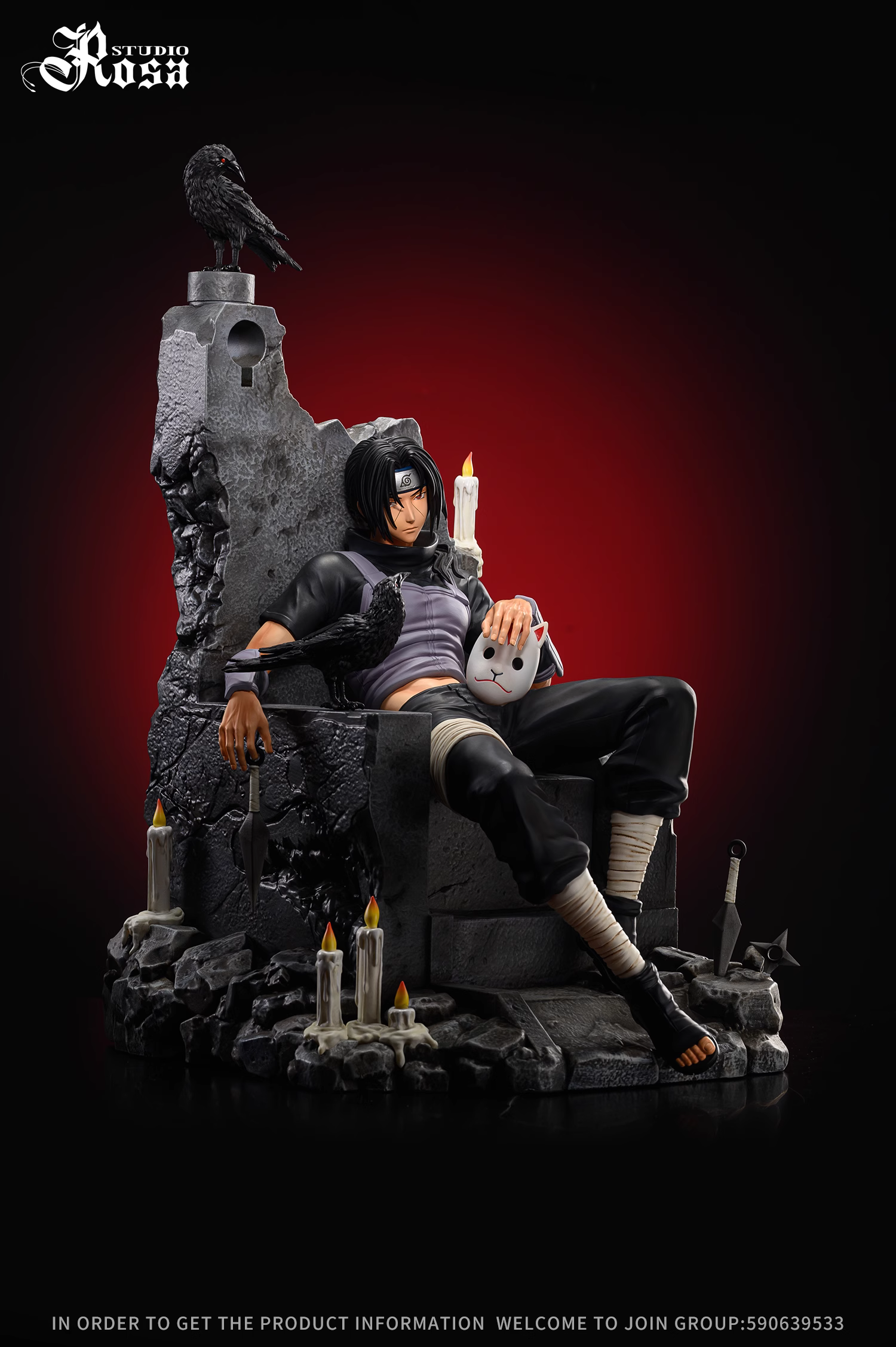 【Pre-sale】1/4 Scale Uchiha Itachi & Hatake Kakashi-Rosa Studio