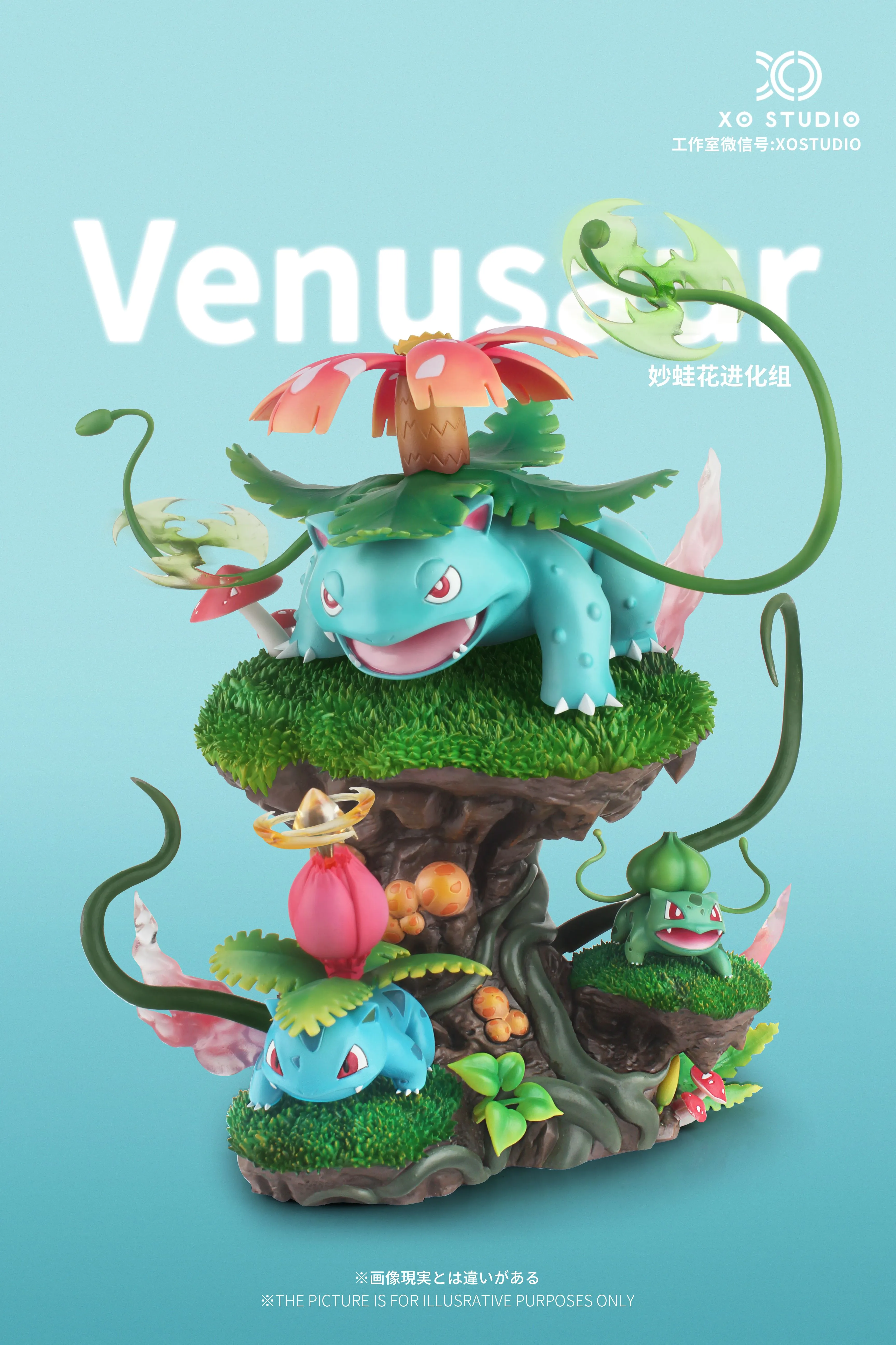 【Pre-sale】1/20 Scale Venusaur-Pokemon-XO Studio