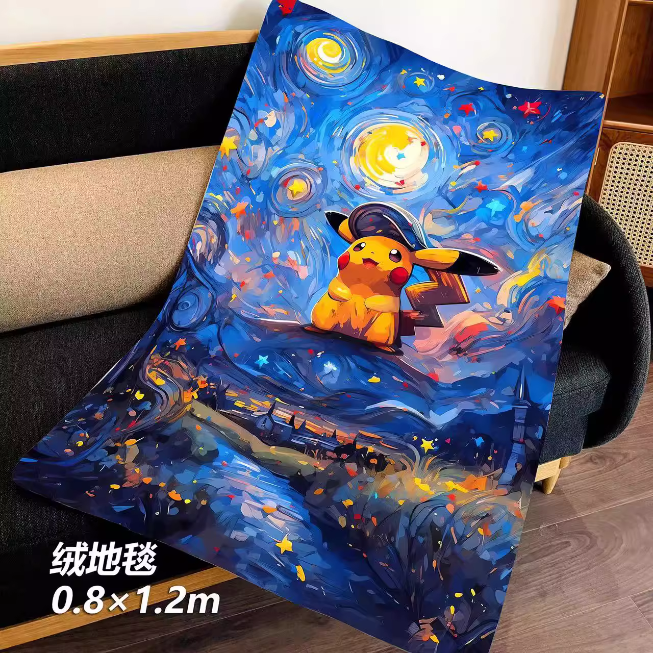 【In stock】Decorative Painting of Pikachu-Pokemon-Billion Birds Studio