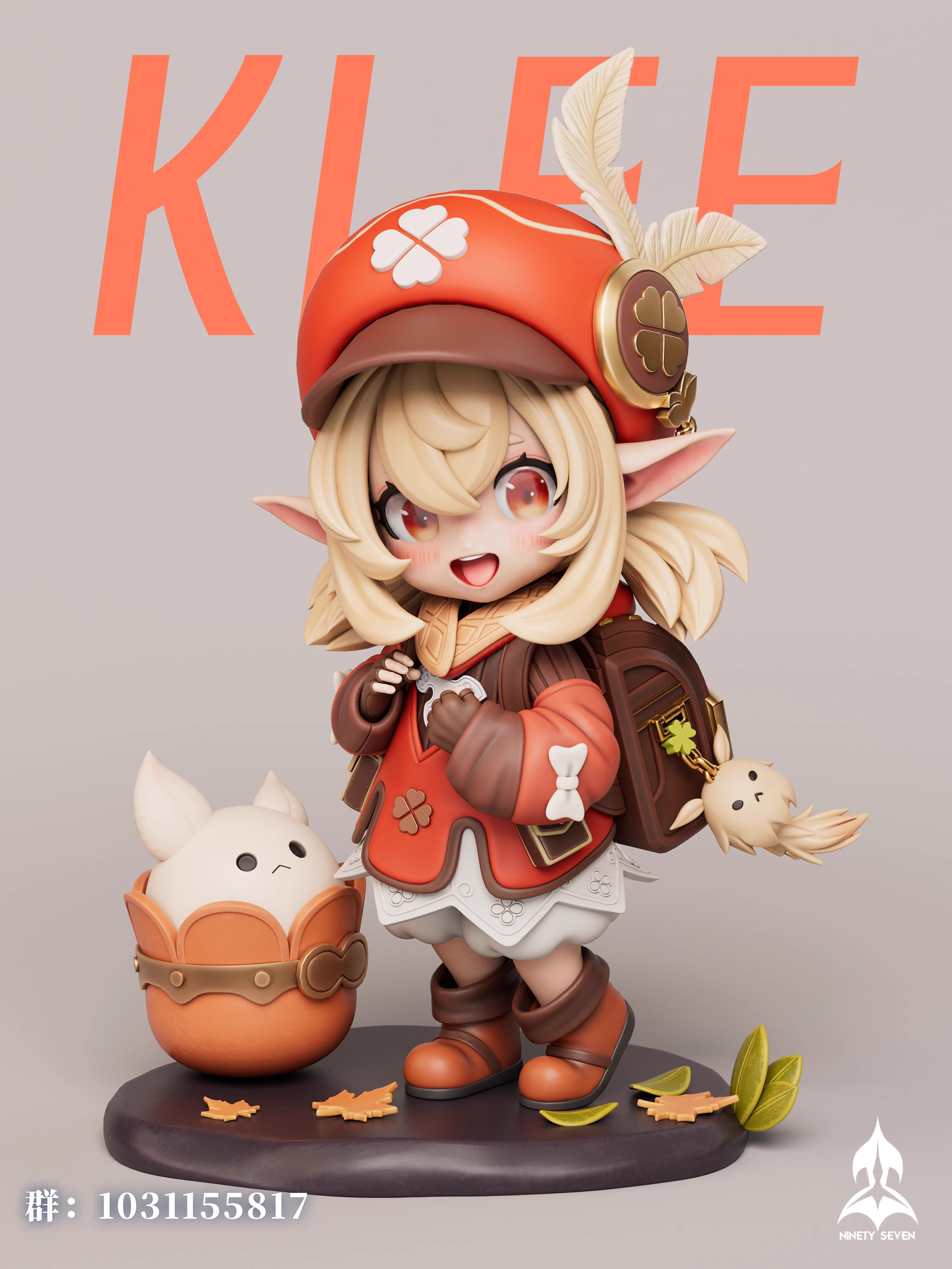 【Pre-sale】Q Version KLEE-Genshin Impact-NINETY SEVEN Studio