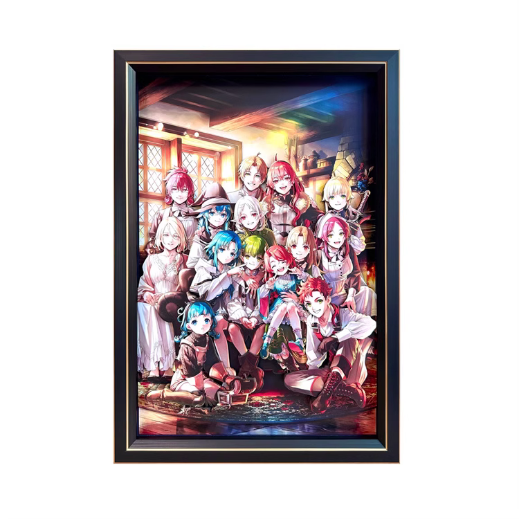 【In stock】3D Decorative Painting of Whole Characters in Mushoku Tensei：Jobless Reincarnation-AoTu Panda Studio