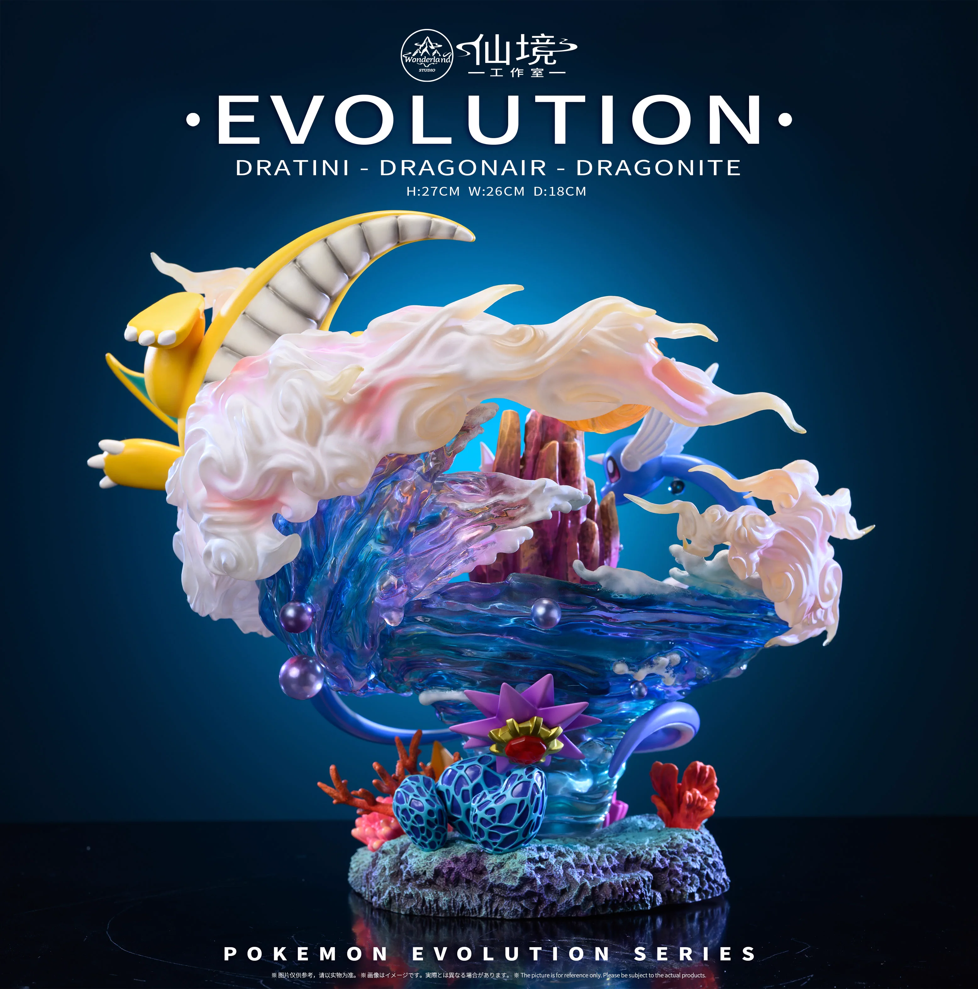 【Pre-sale】1/20 Scale Dragonite Family-Pokemon-Wonderland Studio