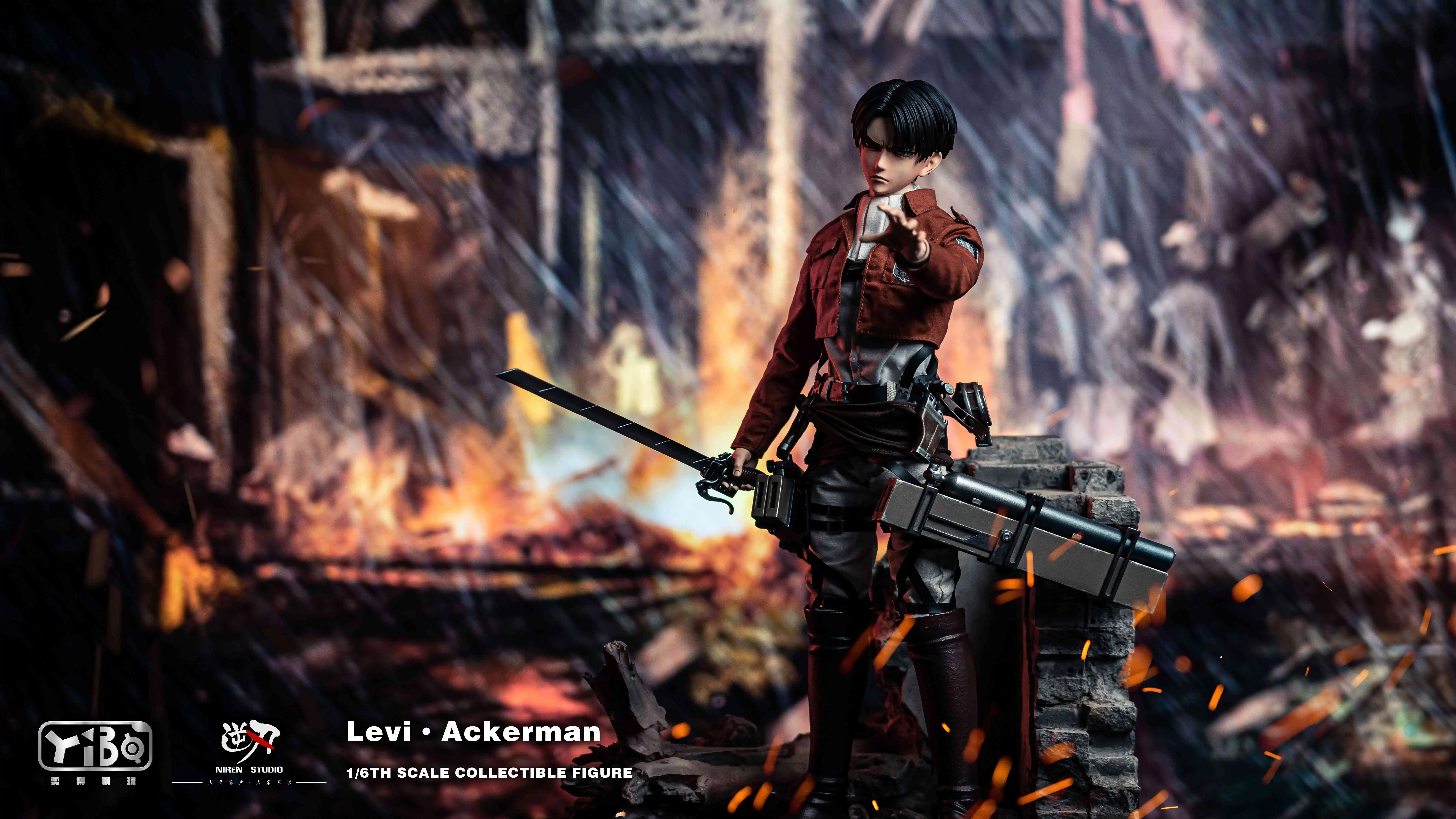 【In stock】1/6 Scale Levi Ackerman-Attack on Titan-Niren studio
