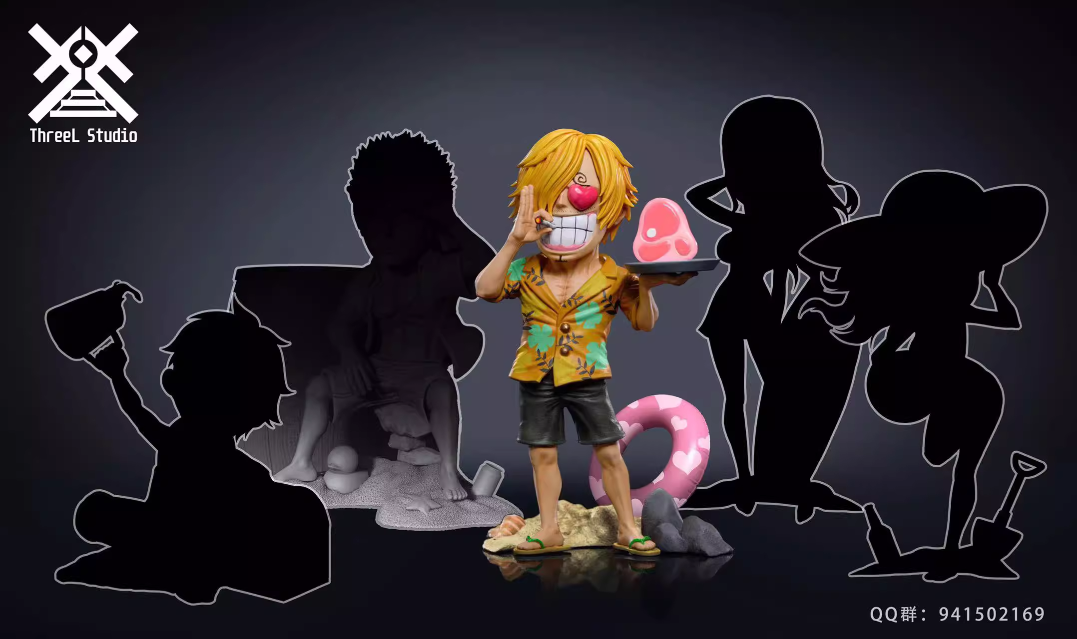 【Pre-sale】WCF Scale Sand Beach Sanji-One piece-ThreeL Studio