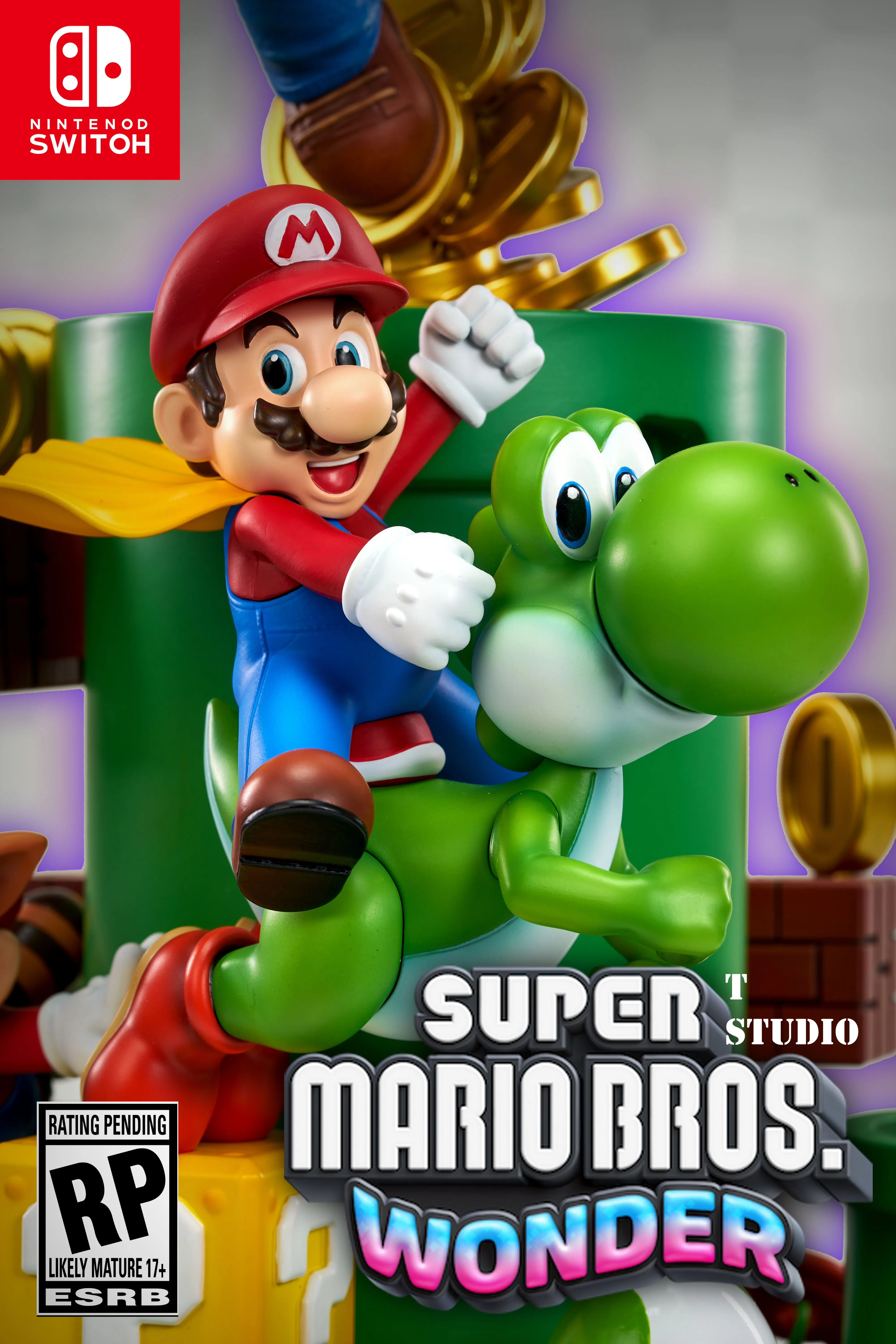 【In stock】Mario Evolution-Super Mario Bros.-T Studio