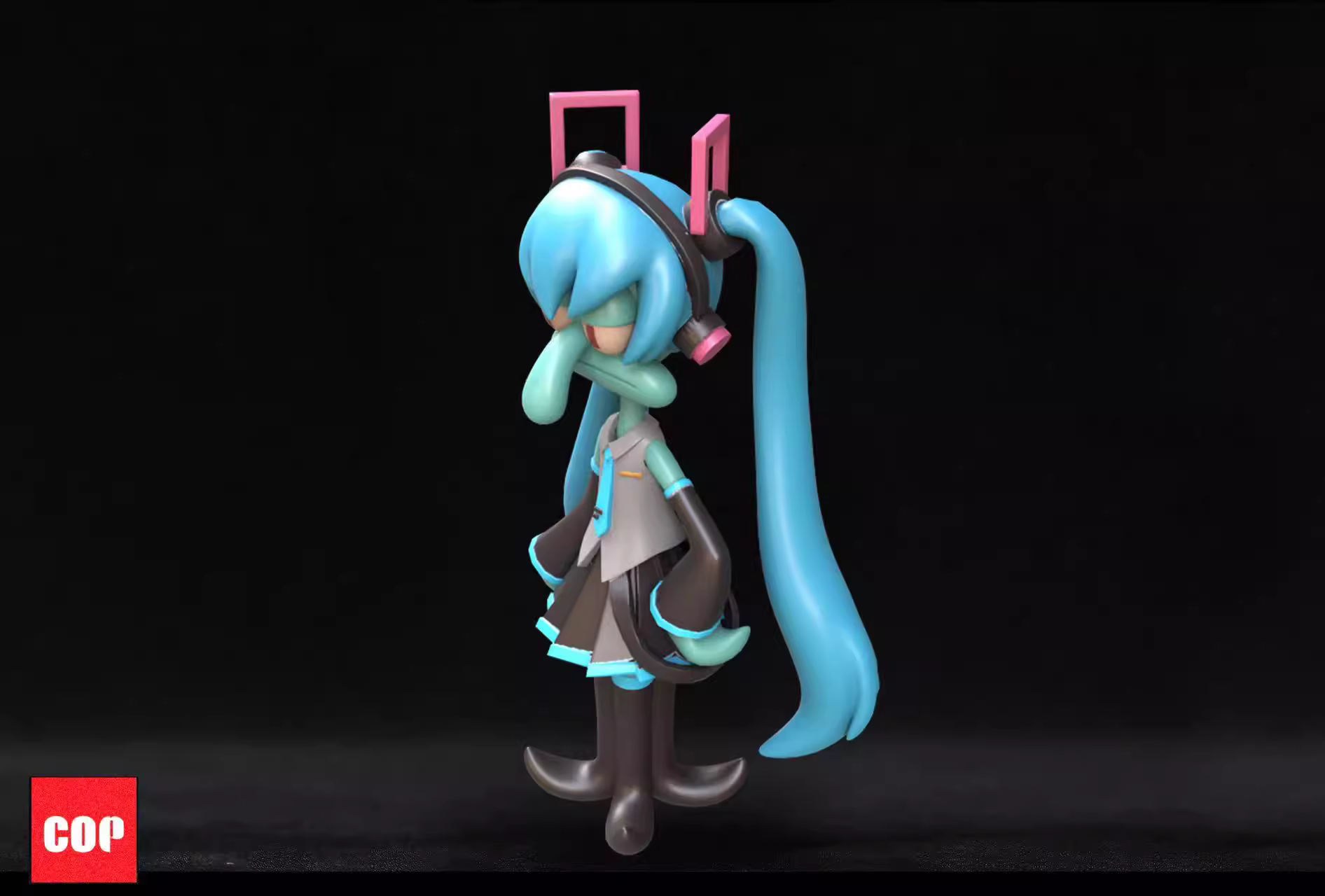 【In stock】Squidward Tentacles COS Hatsune Miku-SpongeBob SquarePants-COR Studio