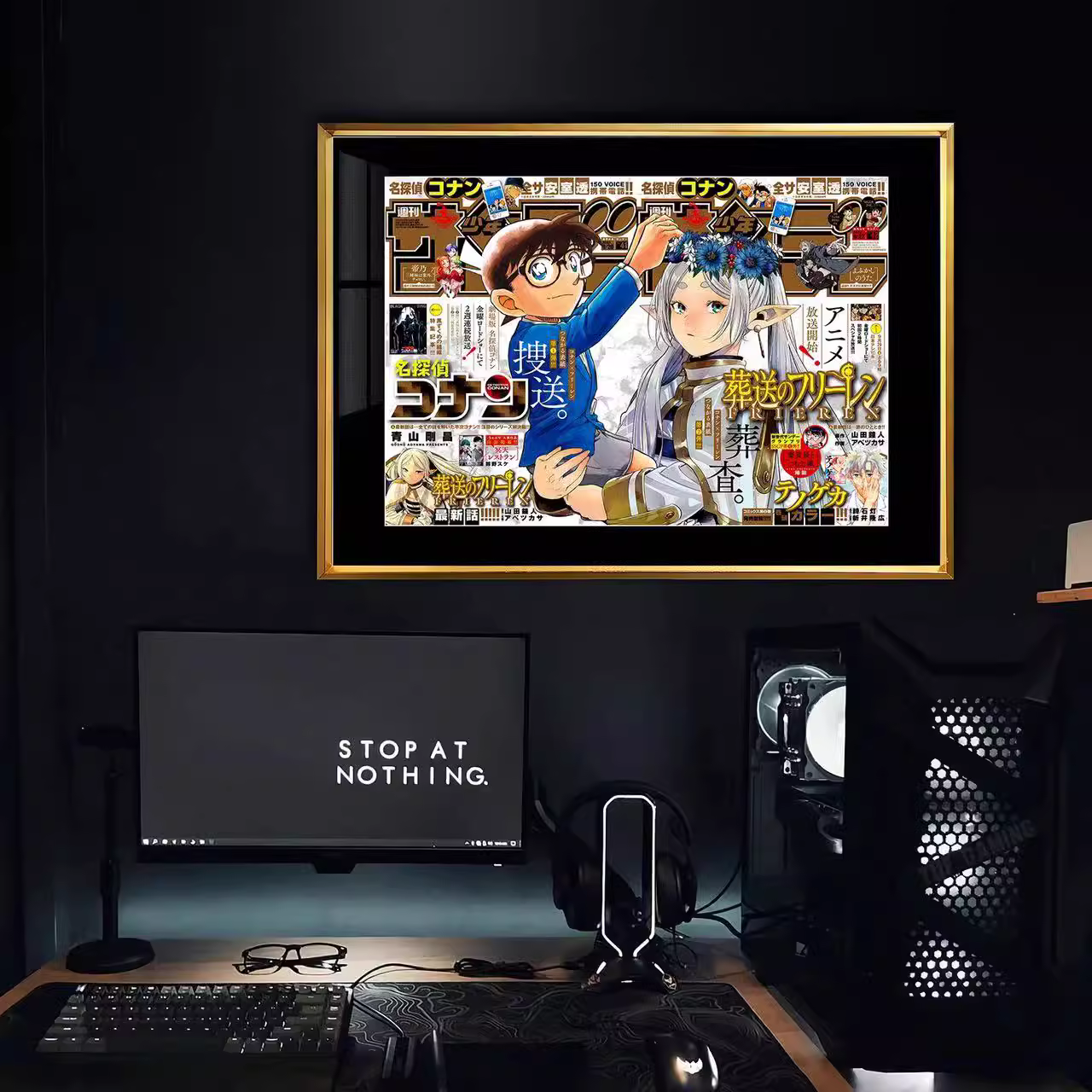 【In stock】Decorative Painting of Conan & Frieren-Detective Conan-Billion Birds Studio