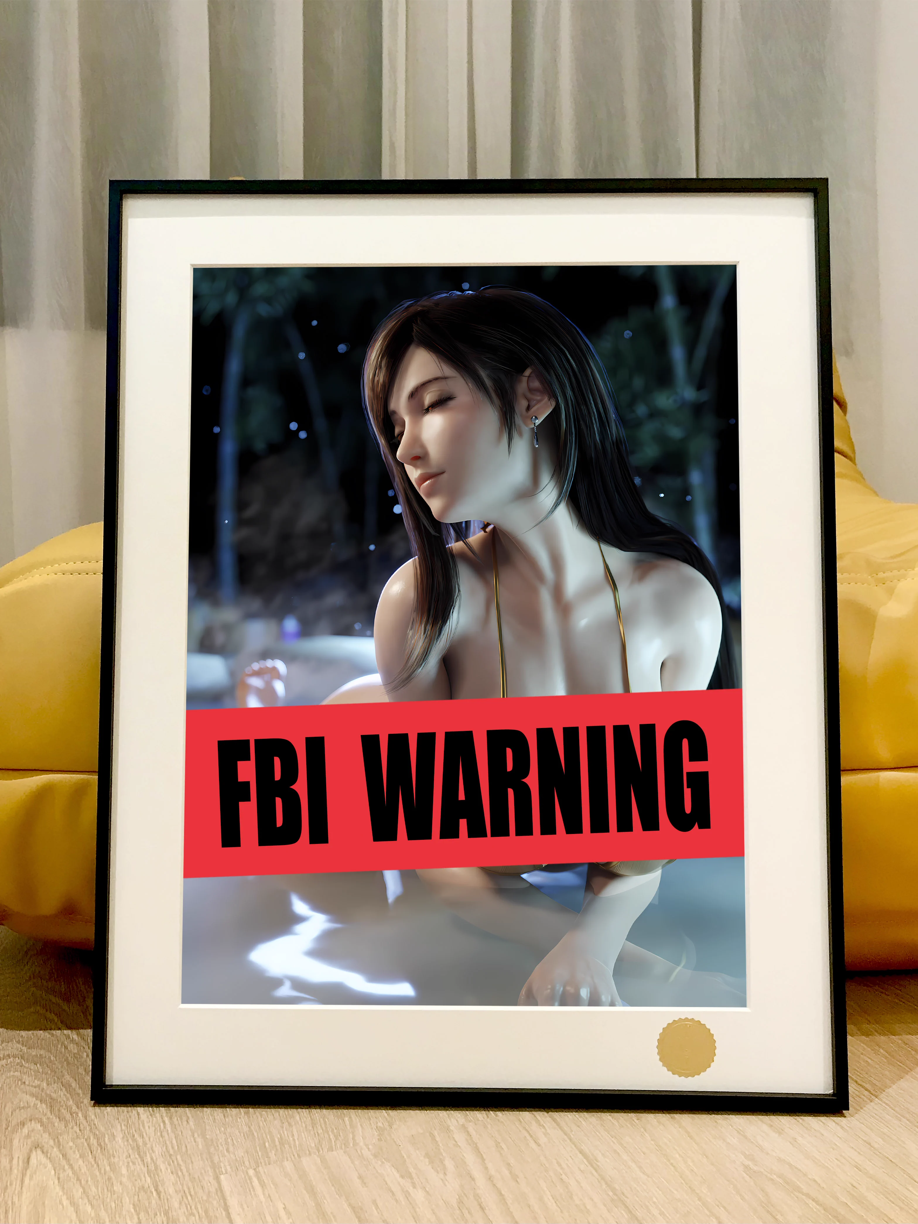 【Pre-sale】Decorative Painting of Swimming Suit Tifa-Final Fantasy-XingKong Studio