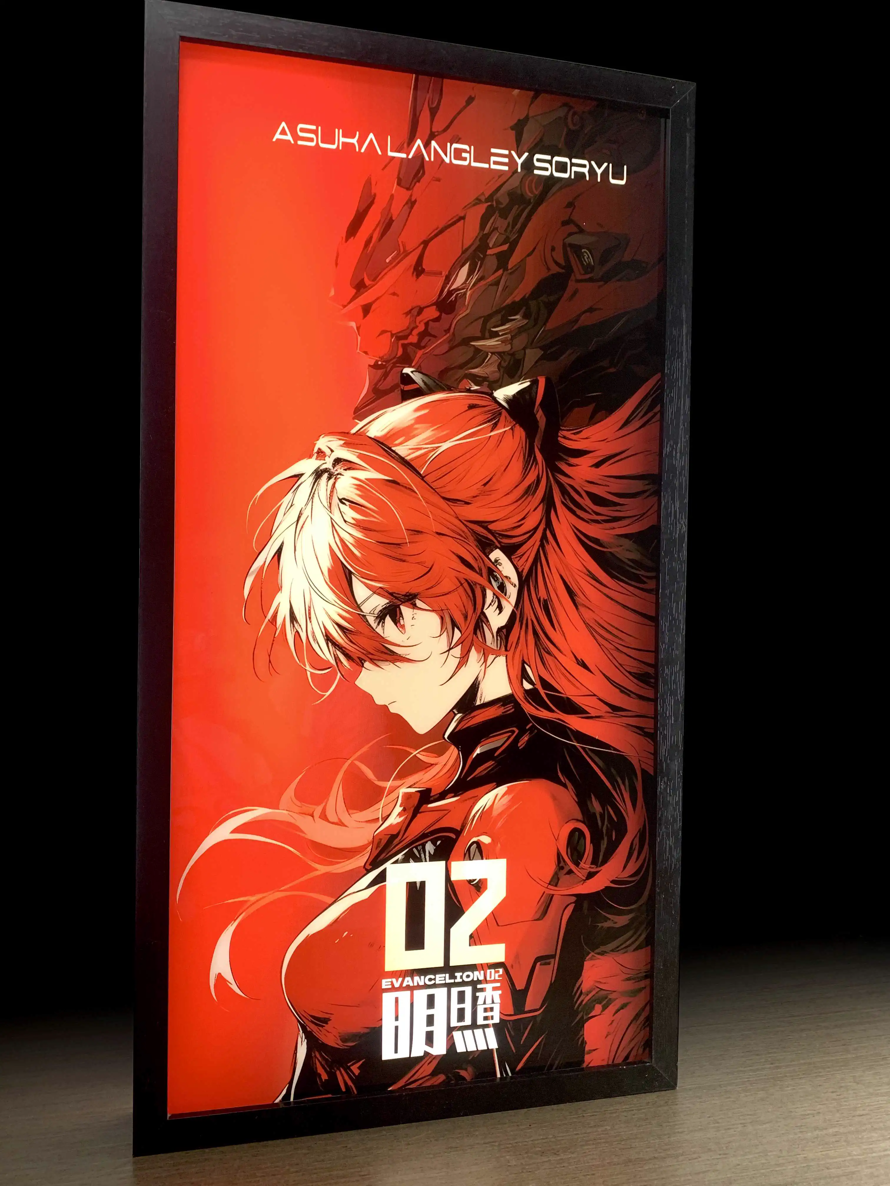 【In stock】Decorative Painting of Asuka Langley Soryu & Ayanami Rei-EVA-MOMO Studio