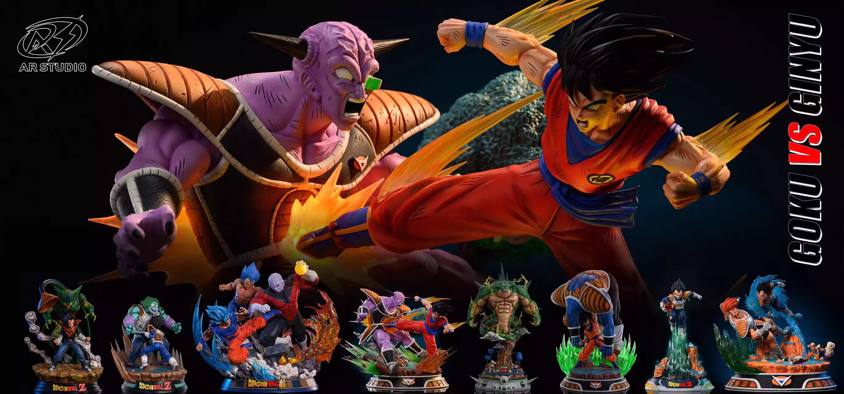 【Pre-sale】1/6 Scale Son Goku VS Ginyu-ARS Studio