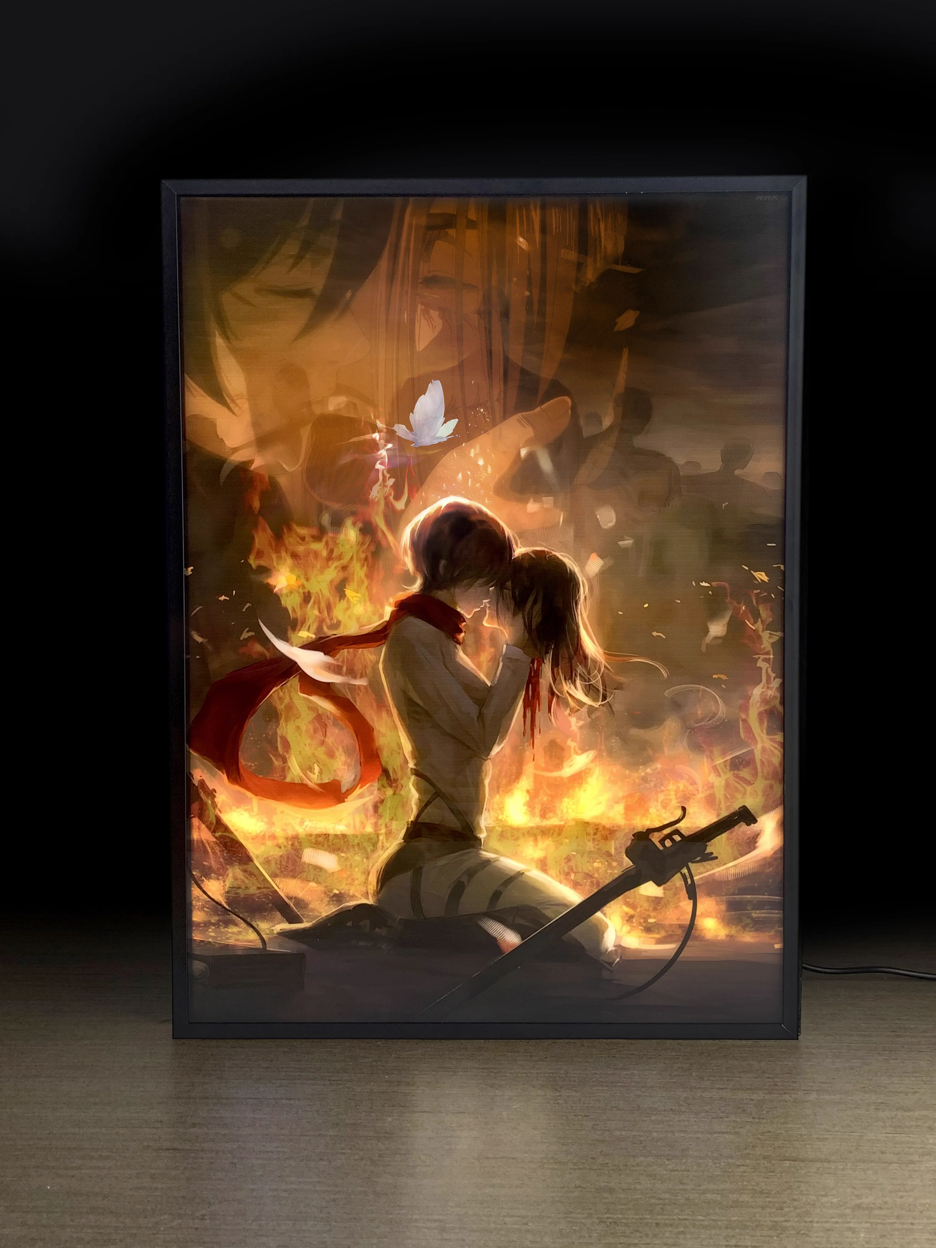 【In stock】Decorative Painting of Final Kiss-Attack on Titan-MOMO Studio
