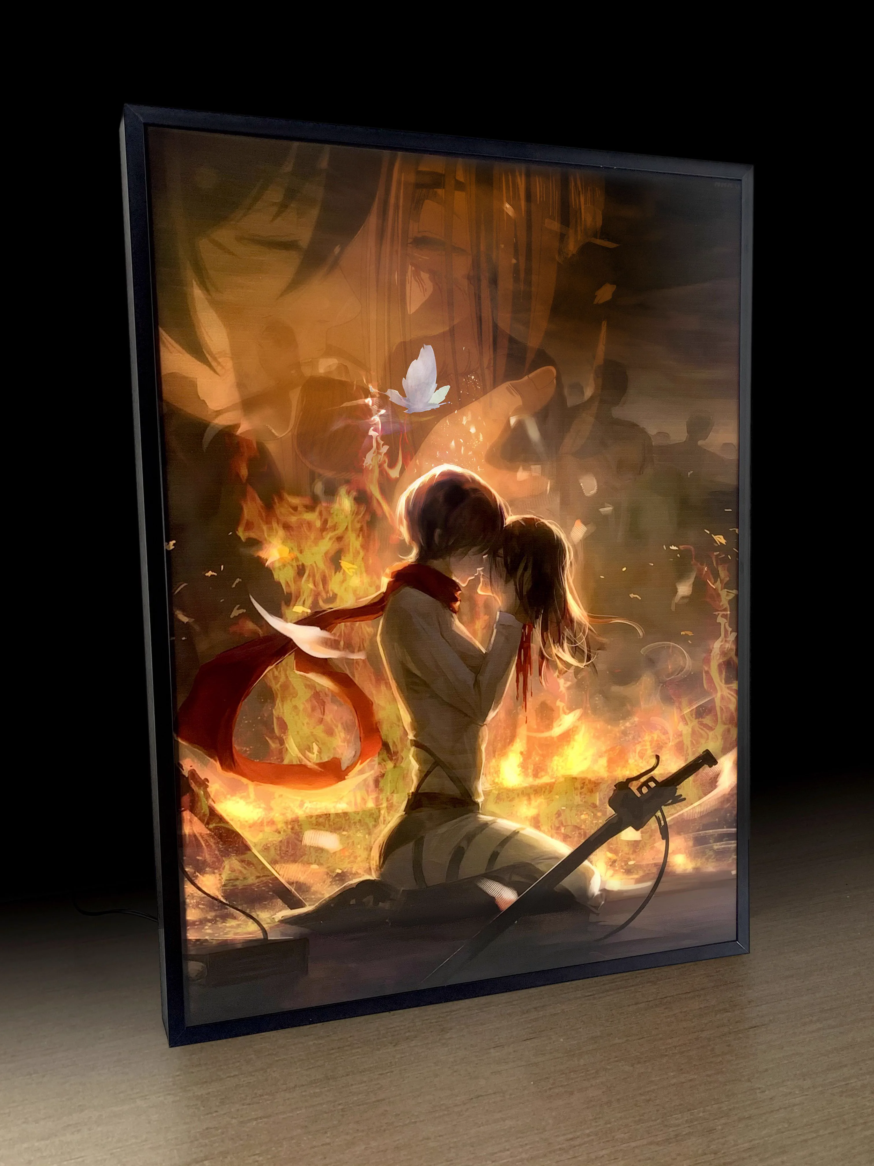 【In stock】Decorative Painting of Final Kiss-Attack on Titan-MOMO Studio