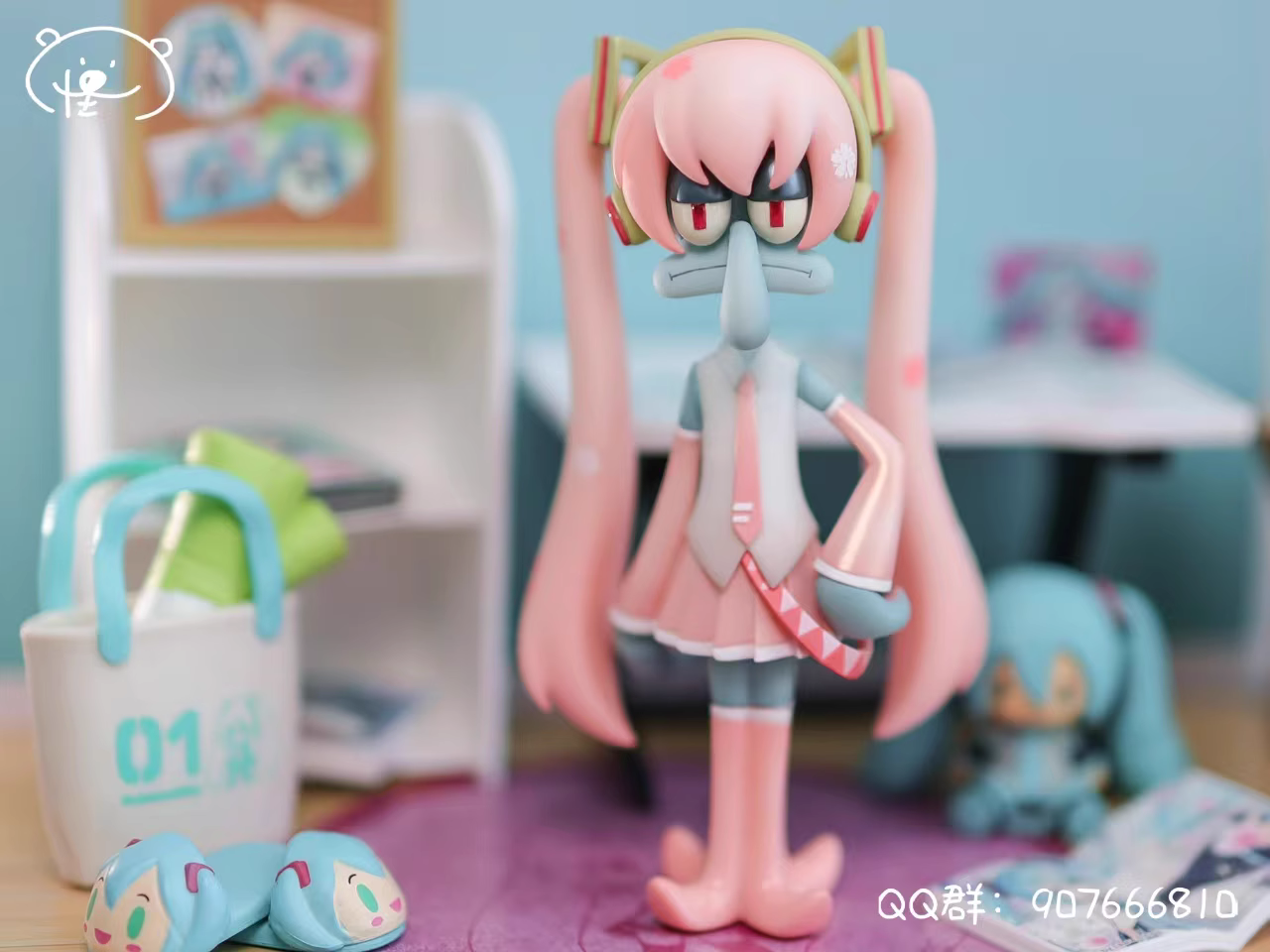 【In stock】Squidward Tentacles COS Hatsune Miku-SpongeBob SquarePants-GGGDX Studio