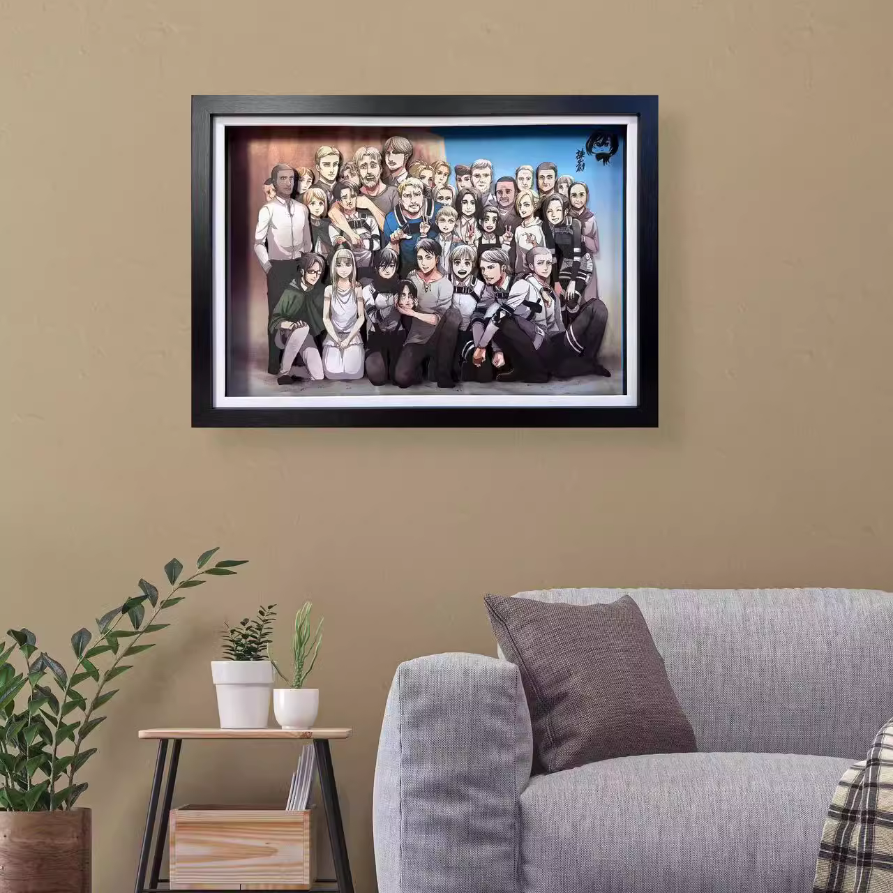 【In stock】Decorative Painting of Attack on Titan-Aotu Panda