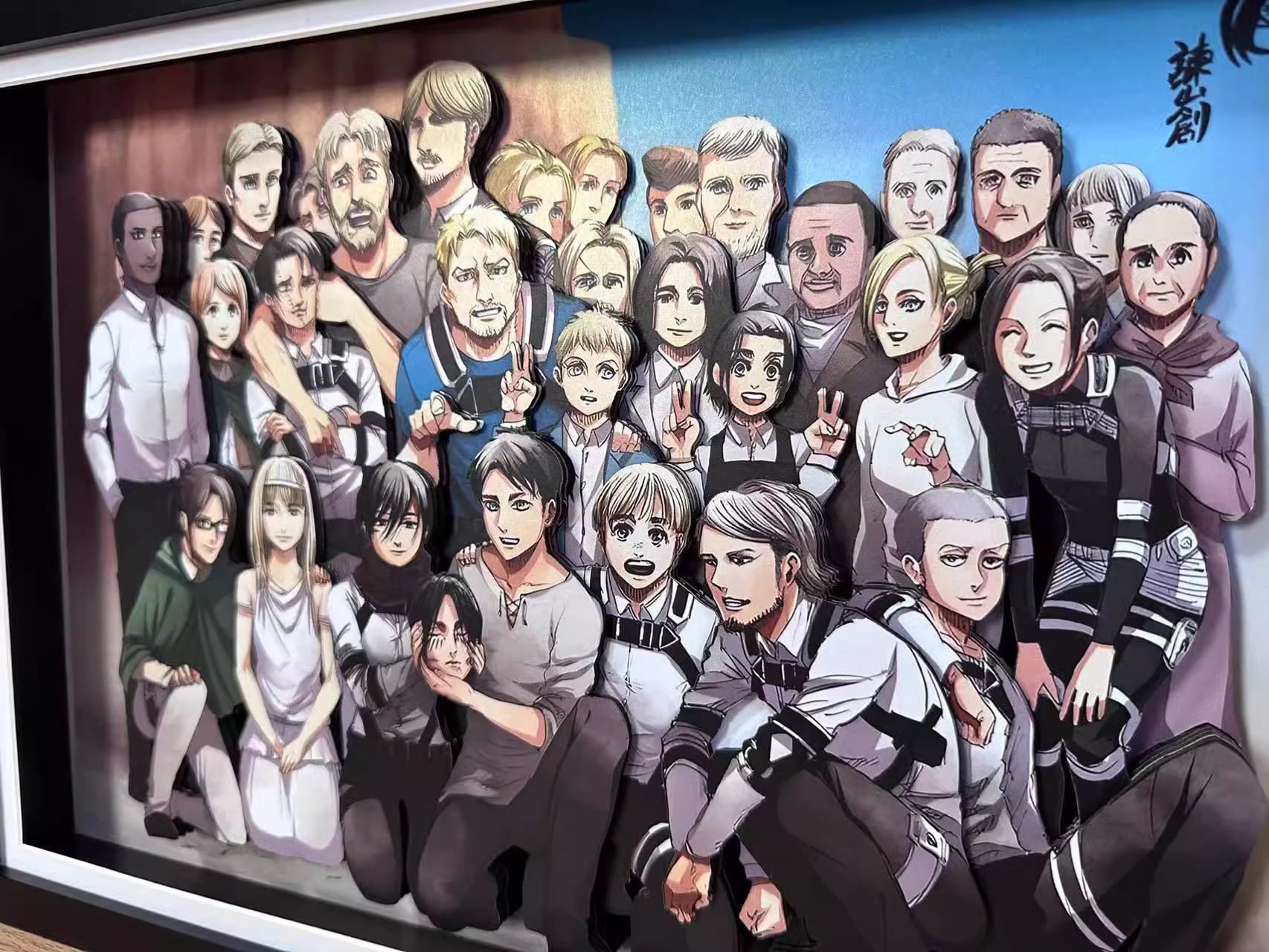 【In stock】Decorative Painting of Attack on Titan-Aotu Panda