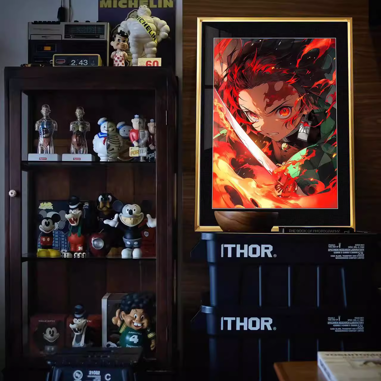 【In stock】Decorative Painting of Kamado Tanjirou, Kamado Nezuko, Rengoku Kyoujurou & Agatsuma Zenitsu-Billion Birds Studio