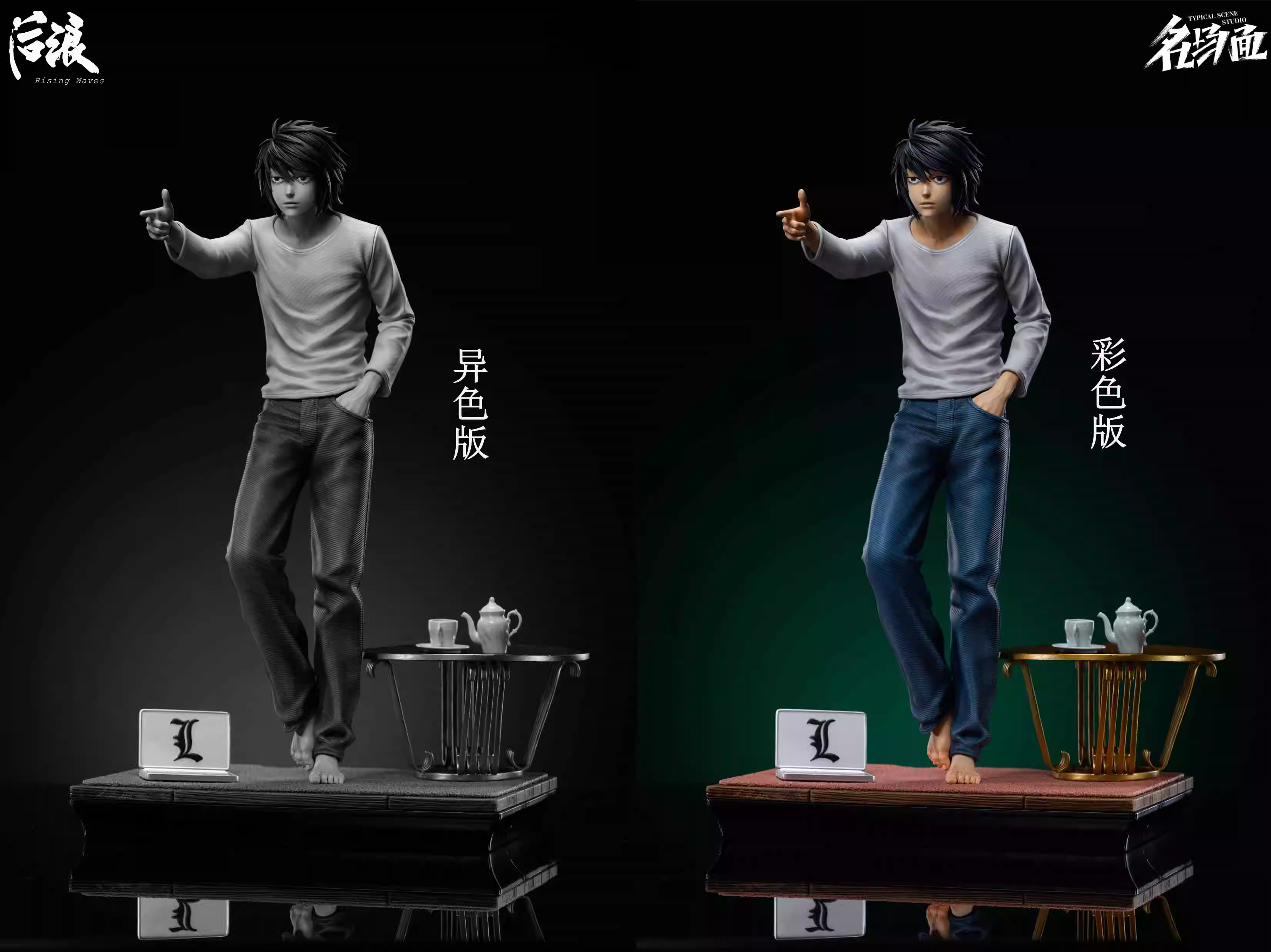【Pre-sale Closed】1/6 Scale L·Lawliet-Death Note-Rising Waves Studio x Typical Scene Studio