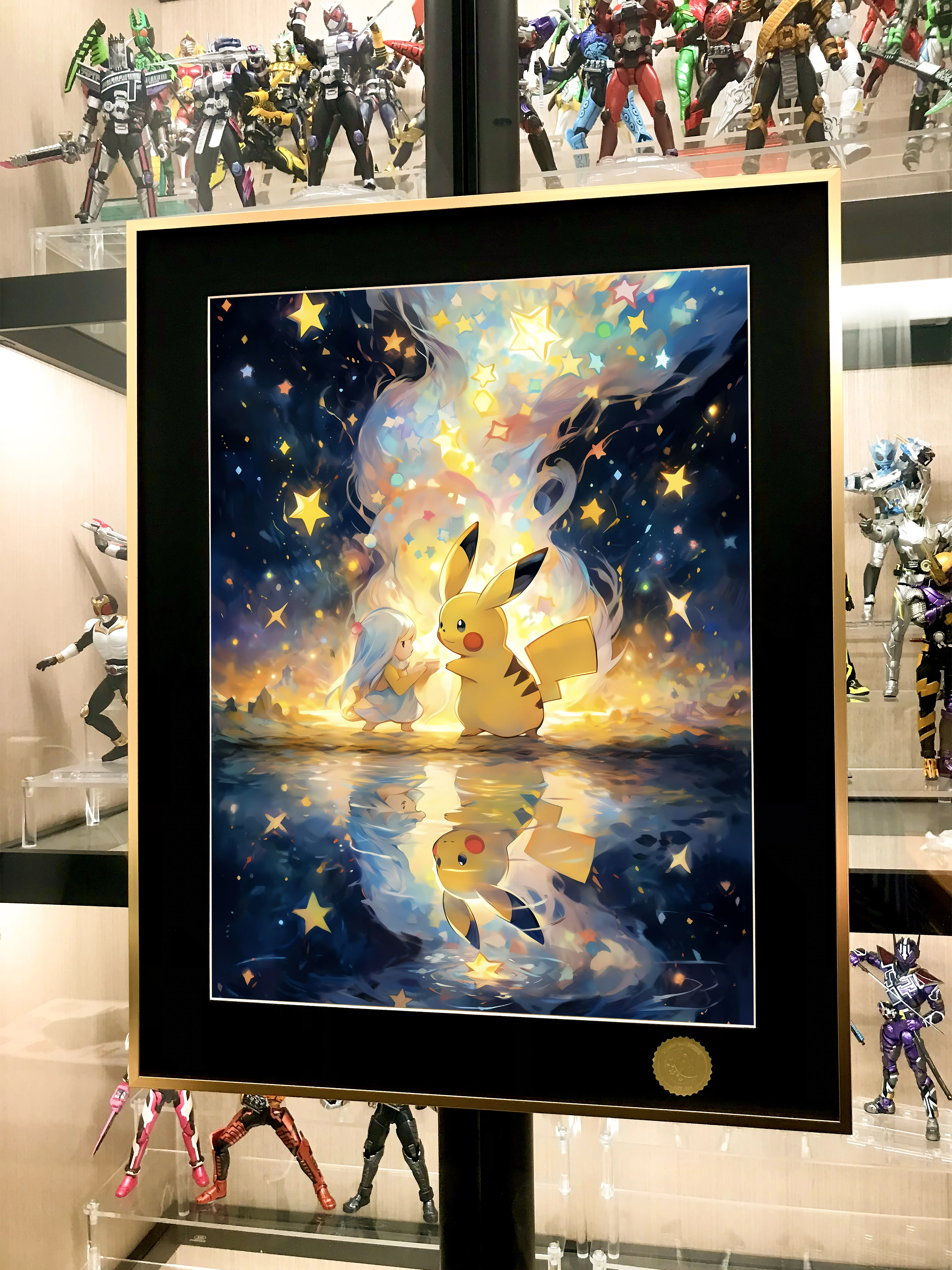 【Pre-sale】Decorative Painting of Stars Picking Pikachu-Pokemon-XingKong Studio