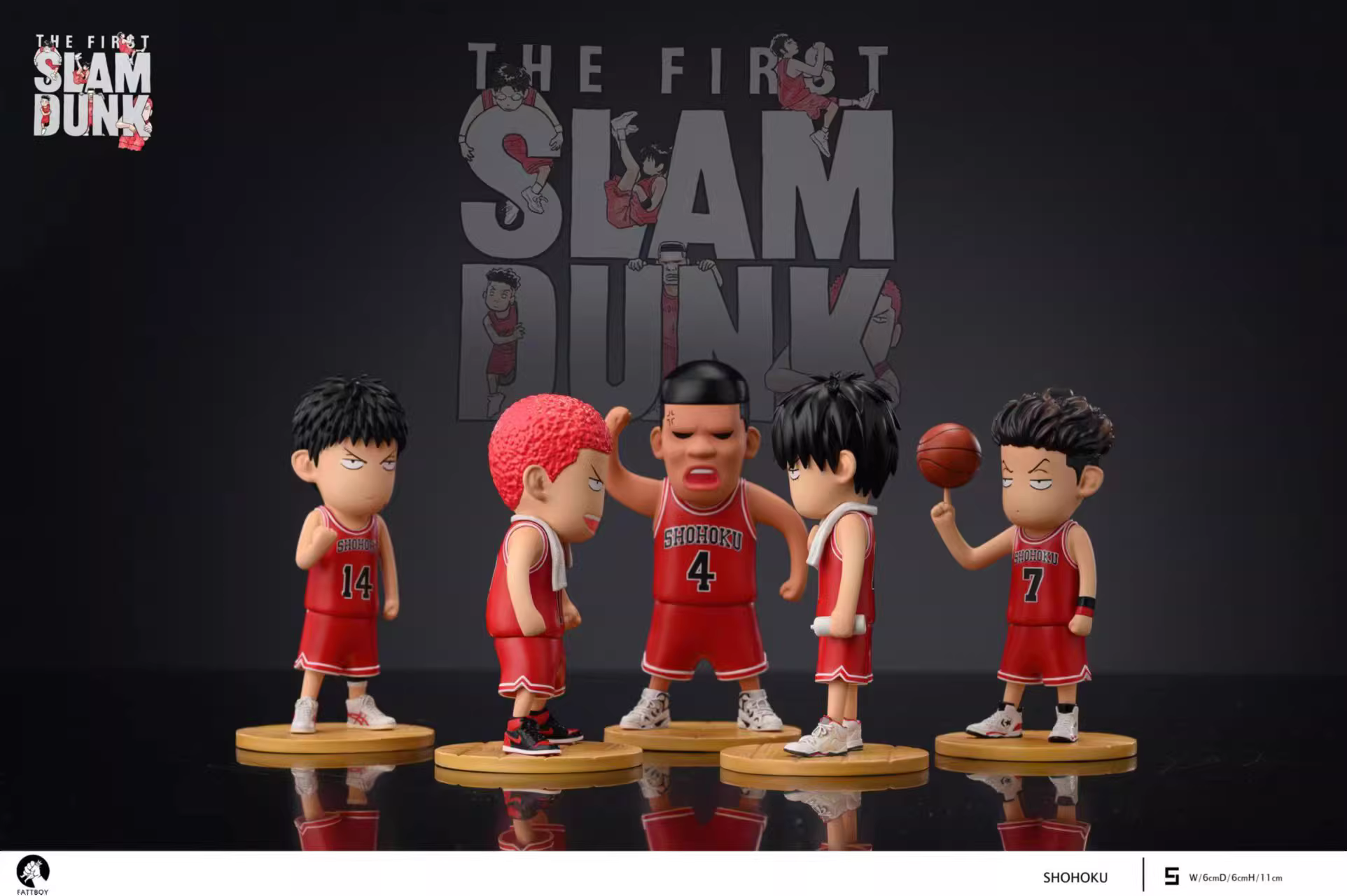 【In stock】Mini Series Five Main Characters of Shohoku-Slam Dunk-Fattboy Studio