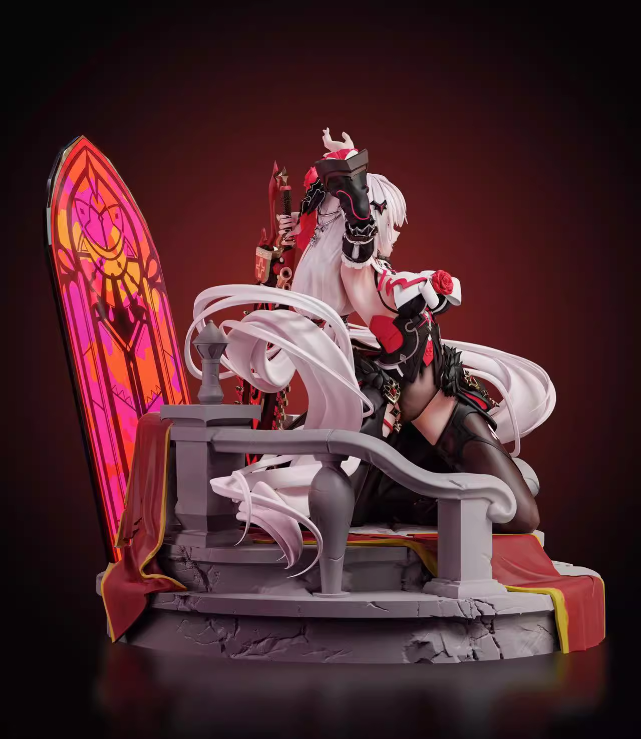 【Last-Piece】1/4 & 1/6 Scale Theresa Apocalypse-Honkai Impact 3-Arctic wolf Studio