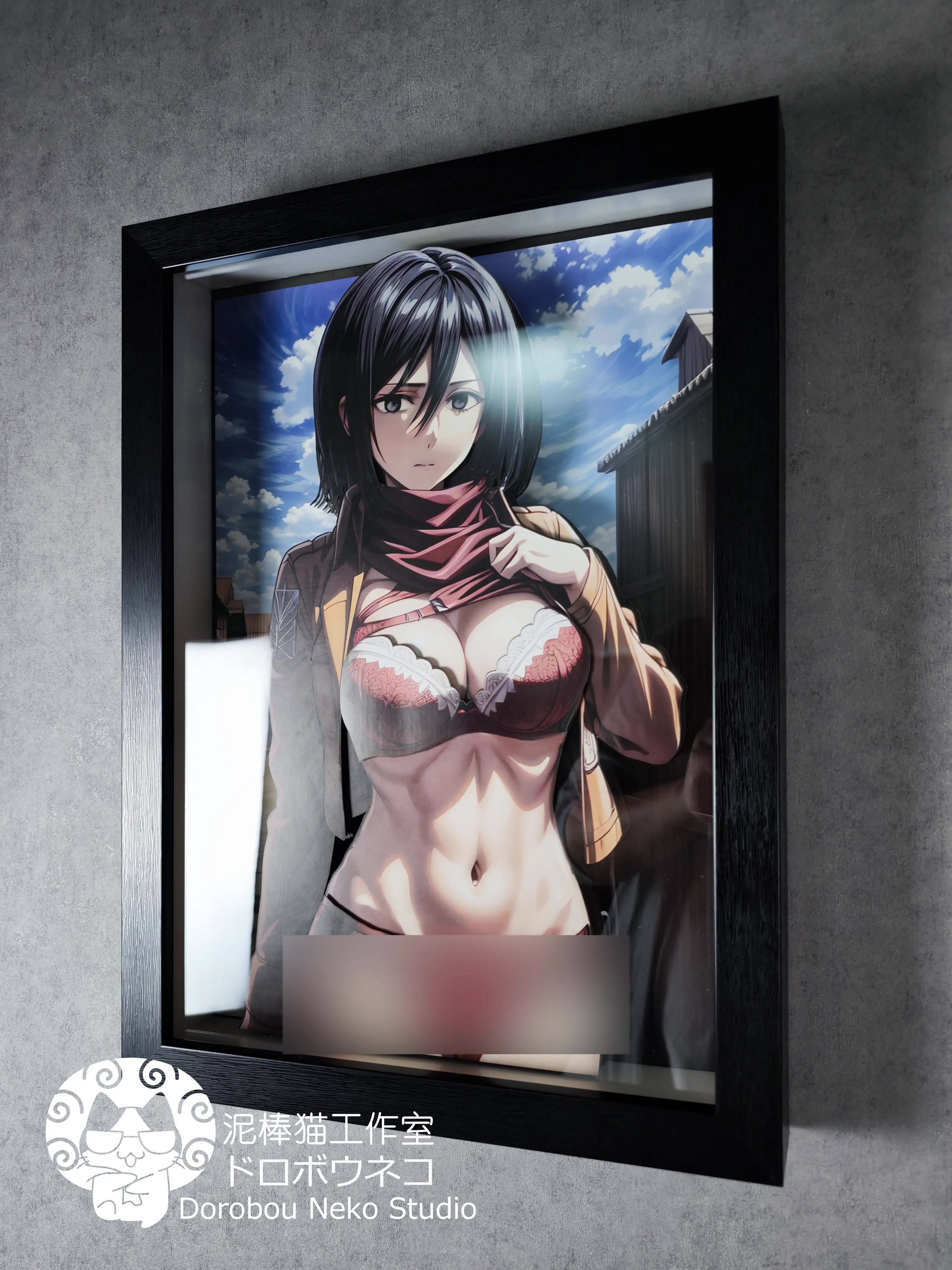 【In stock】DSMG-048 Decorative Painting of Mikasa·Ackerman-Attack on Titan-Dorobou Neko Studio