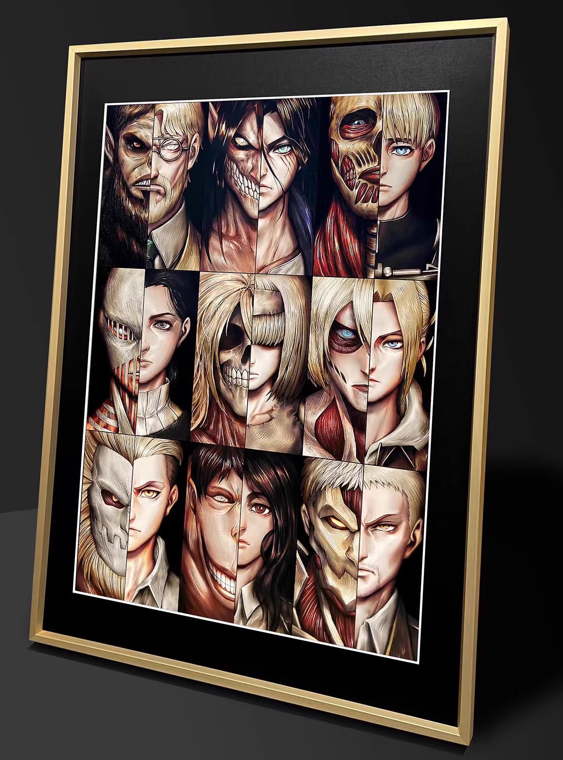 【In stock】Decorative Painting of Nine Titans-Attack on Titan-Billion Birds Studio