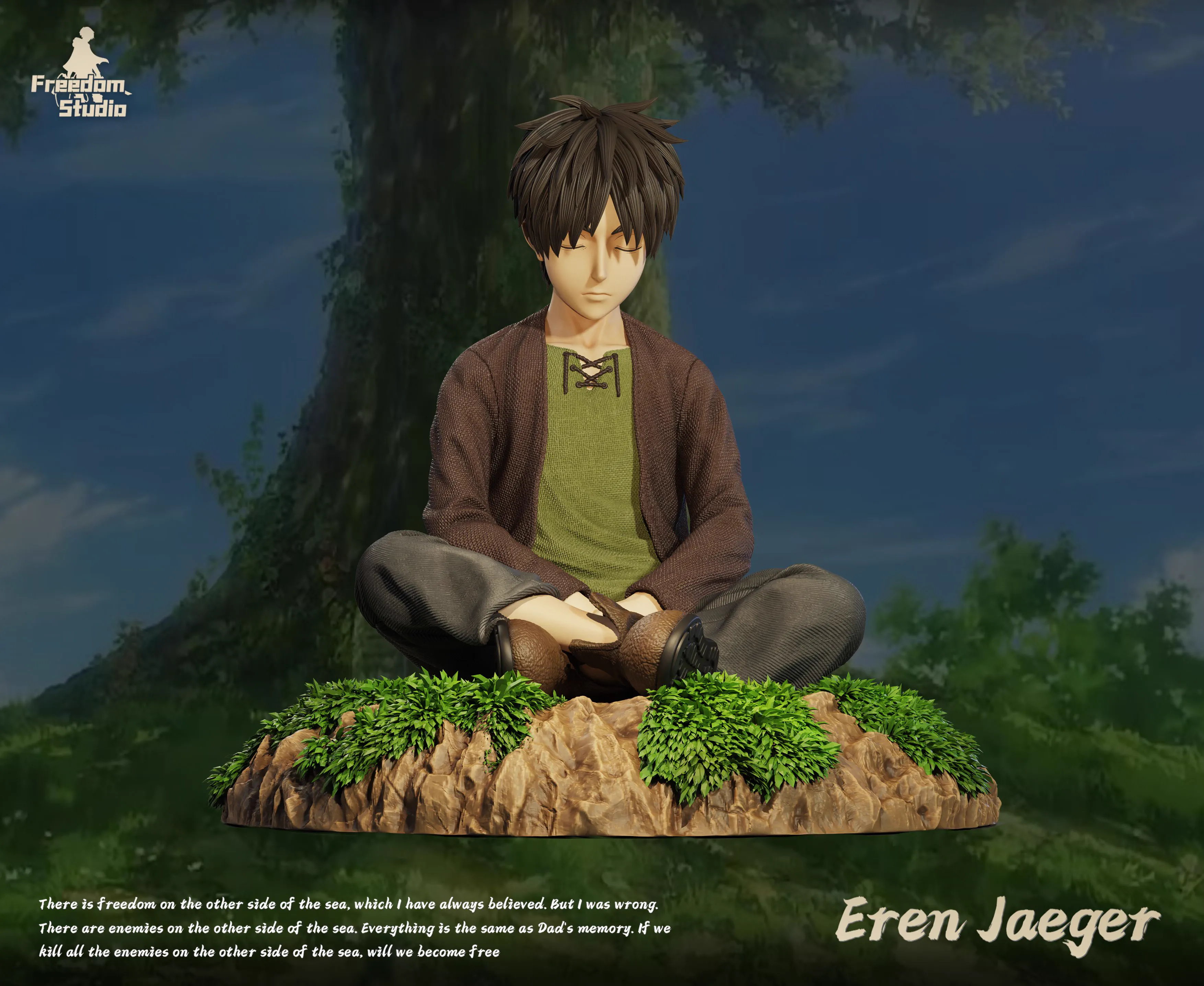【Pre-sale】Sleeping Eren-Attack on Titan-Freedom studio