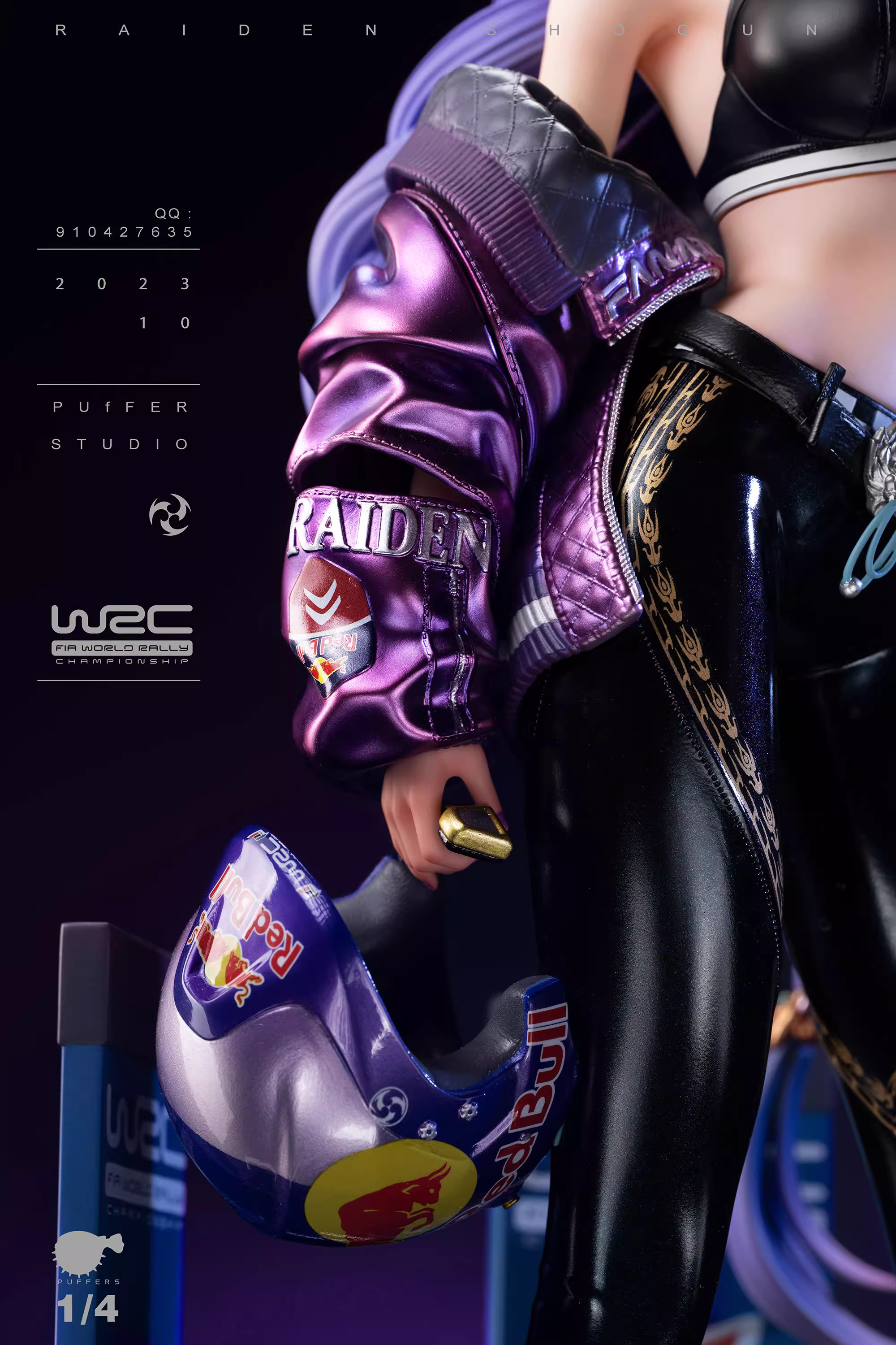 【Sold out】1/4 Scale Racing girl Raiden Shogun-Genshin Impact-Puffer Studio