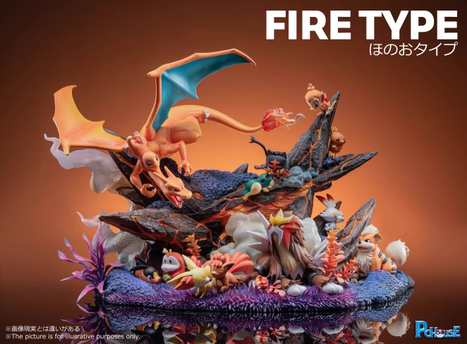 【Pre-sale】Fire type-Pokemon-PCHouse Studio
