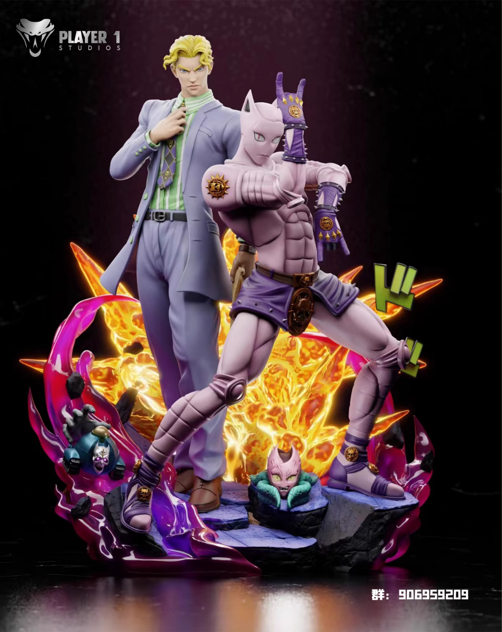 【Pre-sale】1/4 & 1/6 Scale Kira Yoshikage & Killer Queen-JoJo's Bizarre Adventure-Player 1 Studios