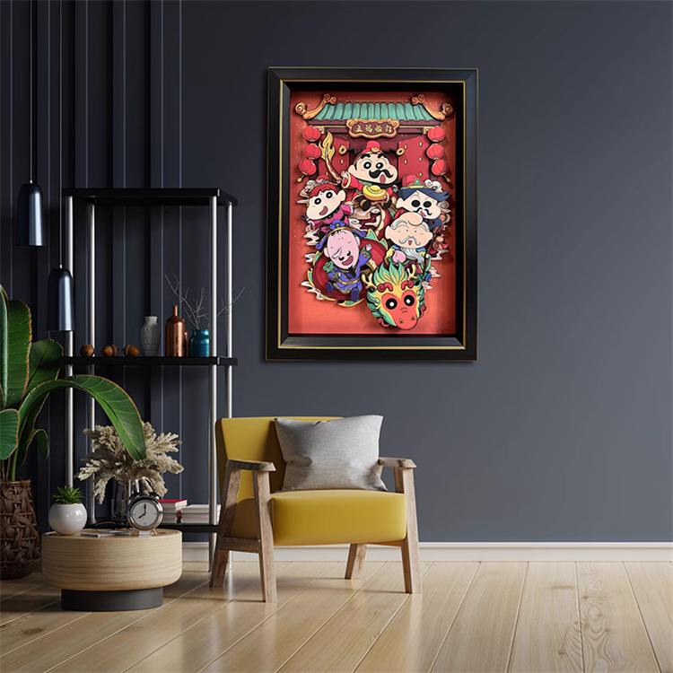 【In stock】Decorative Painting of New Year 野原 しんのすけ-Crayon Shin-Aotu Panda