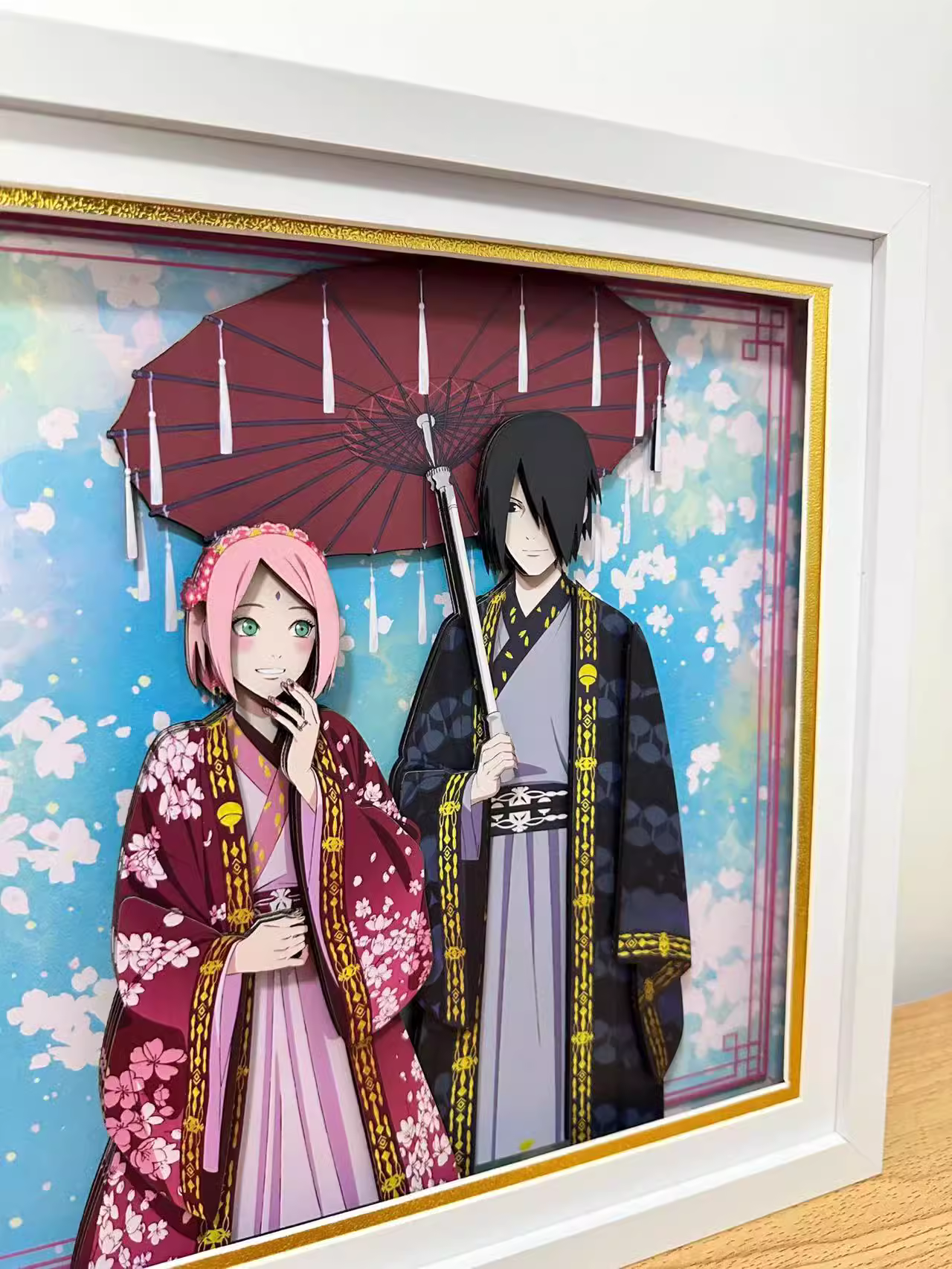 【In stock】Decorative Painting of Love of Uchiha Sasuke & Haruno Sakura-Aotu Panda