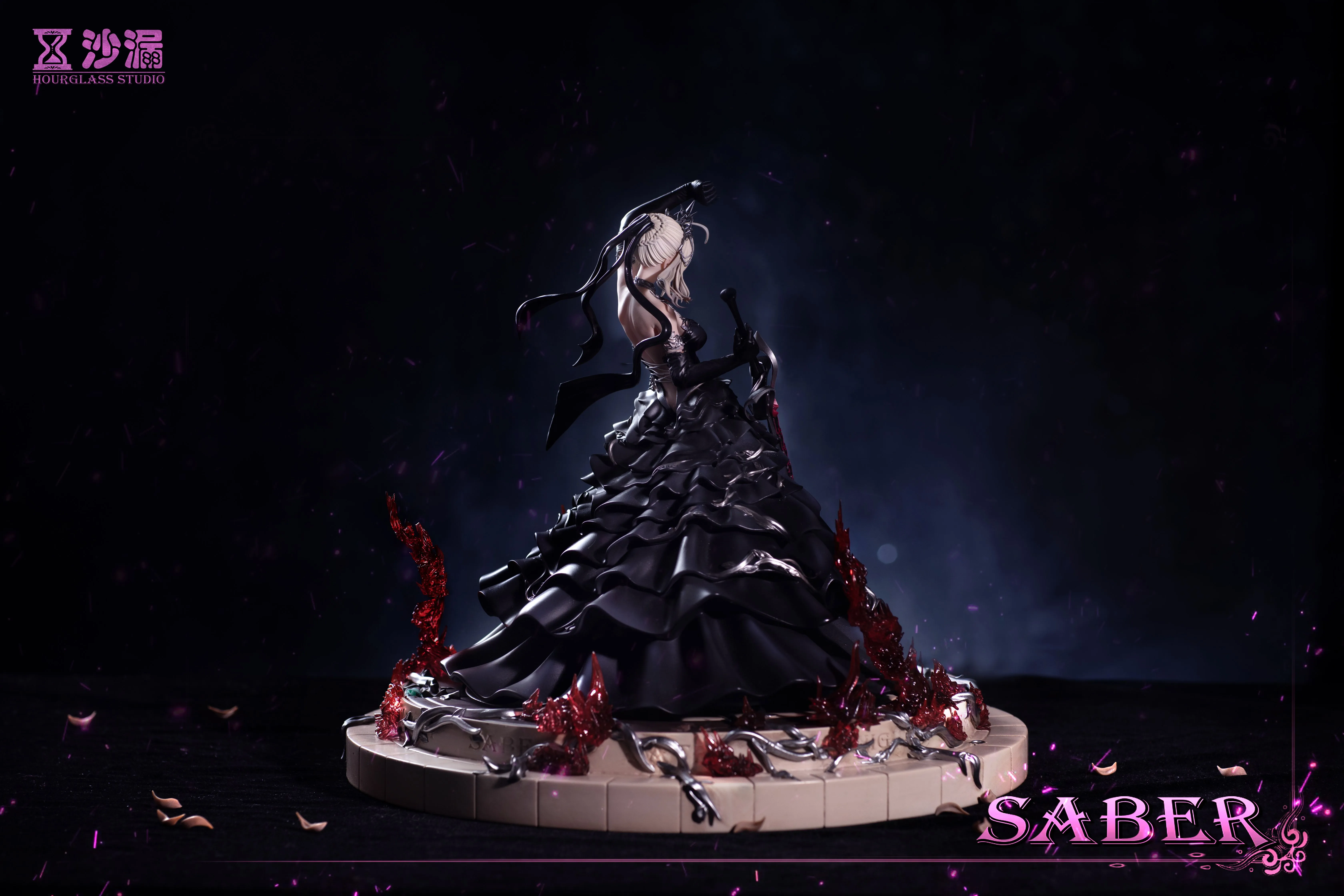 【Few left】Black Wedding Dress Saber-Fate/stay night-HourGlass Studio