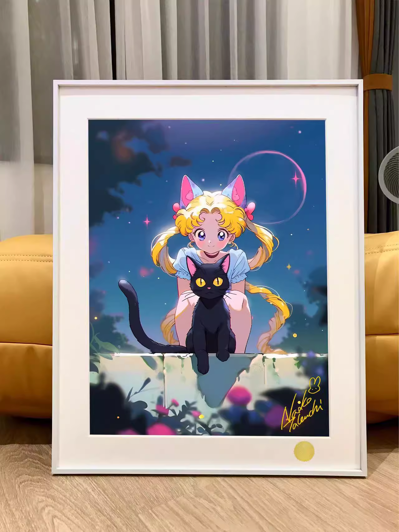 【Pre-sale】Decorative Painting of Cat-eared Tsukino Usagi-Sailor Moon-XingKong Studio