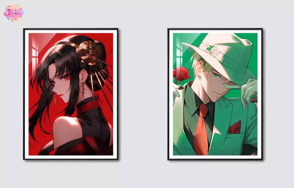 【In stock】Decorative Painting of Yor & Loid-AMHS Studio