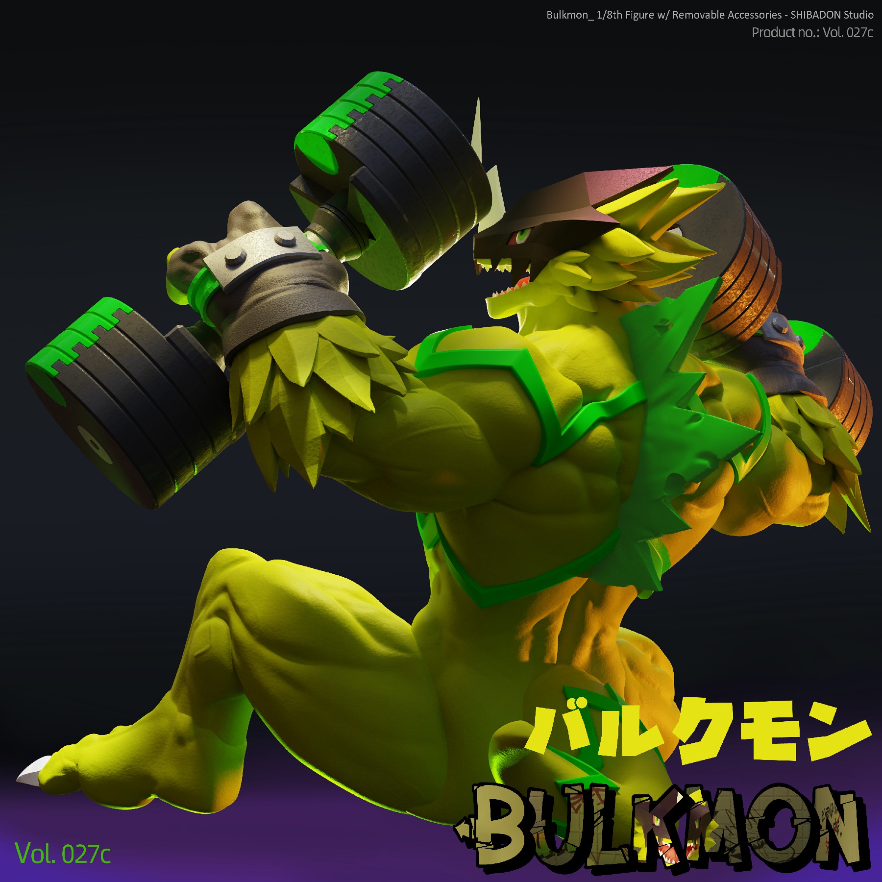 【Sold out】1/8 Scale Bulkmon-Other series-Shibadon Studio